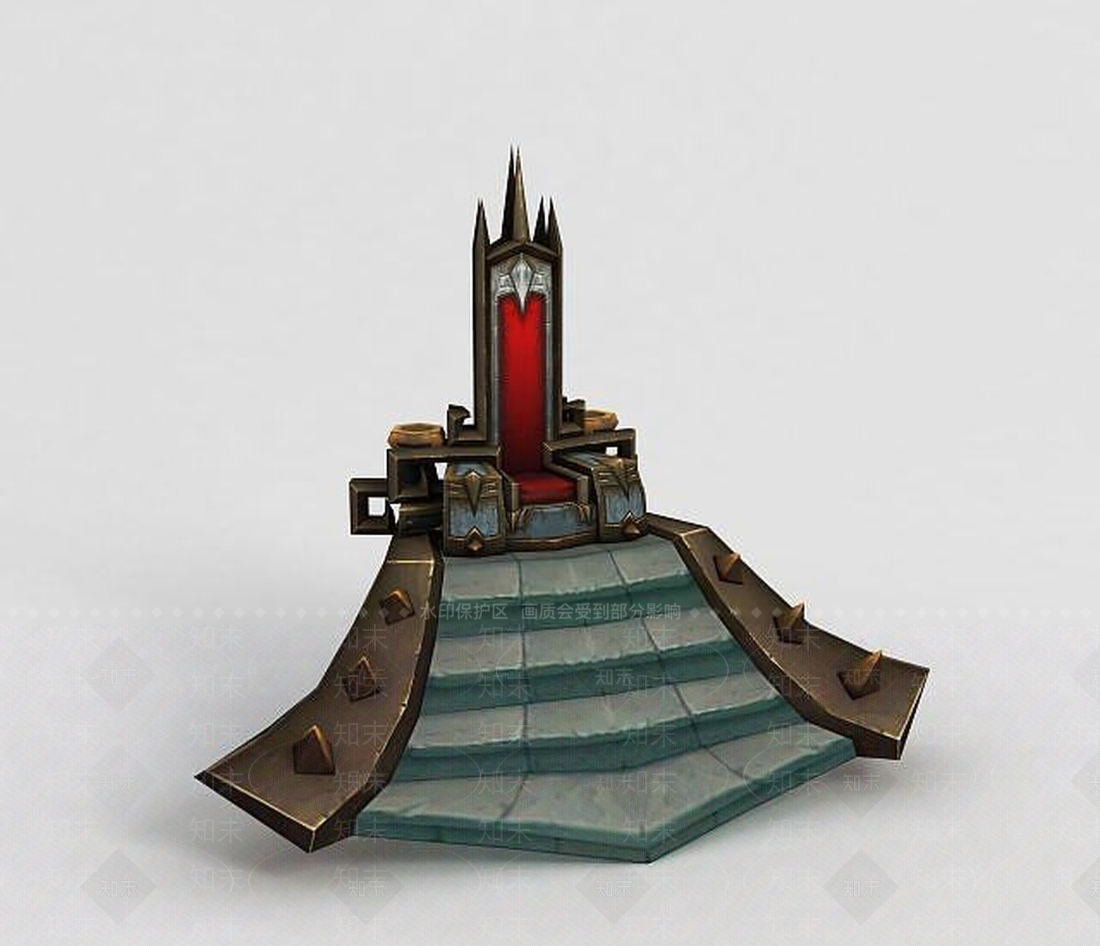 现代魔兽世界游戏王座3D模型下载【ID:1189319921】