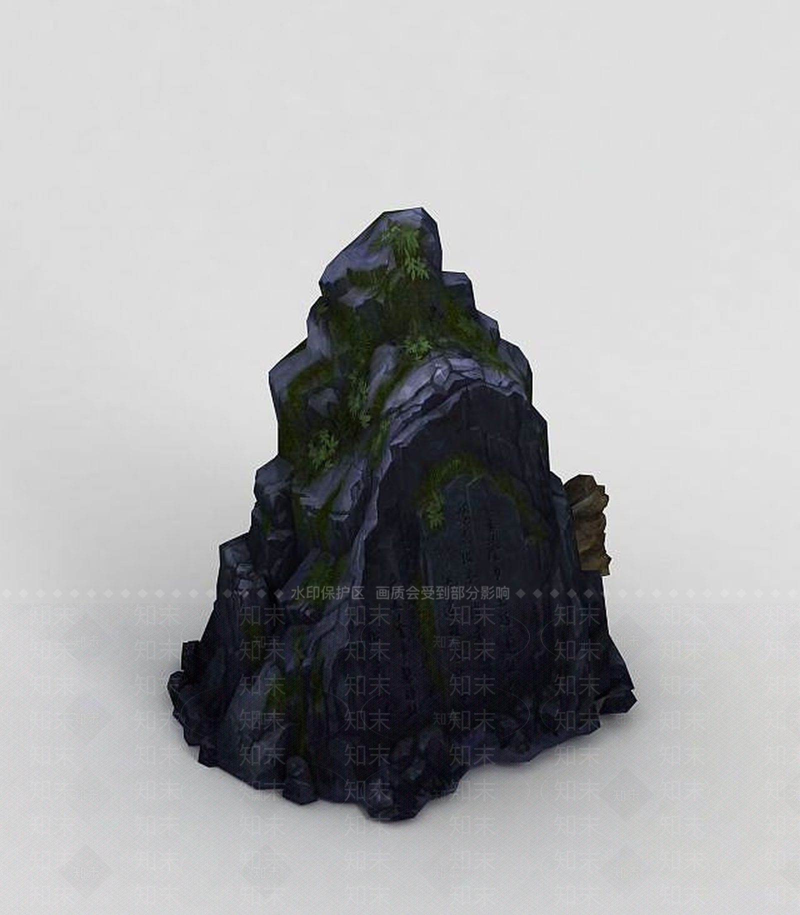 现代手绘写实石头3D模型下载【ID:1189322472】