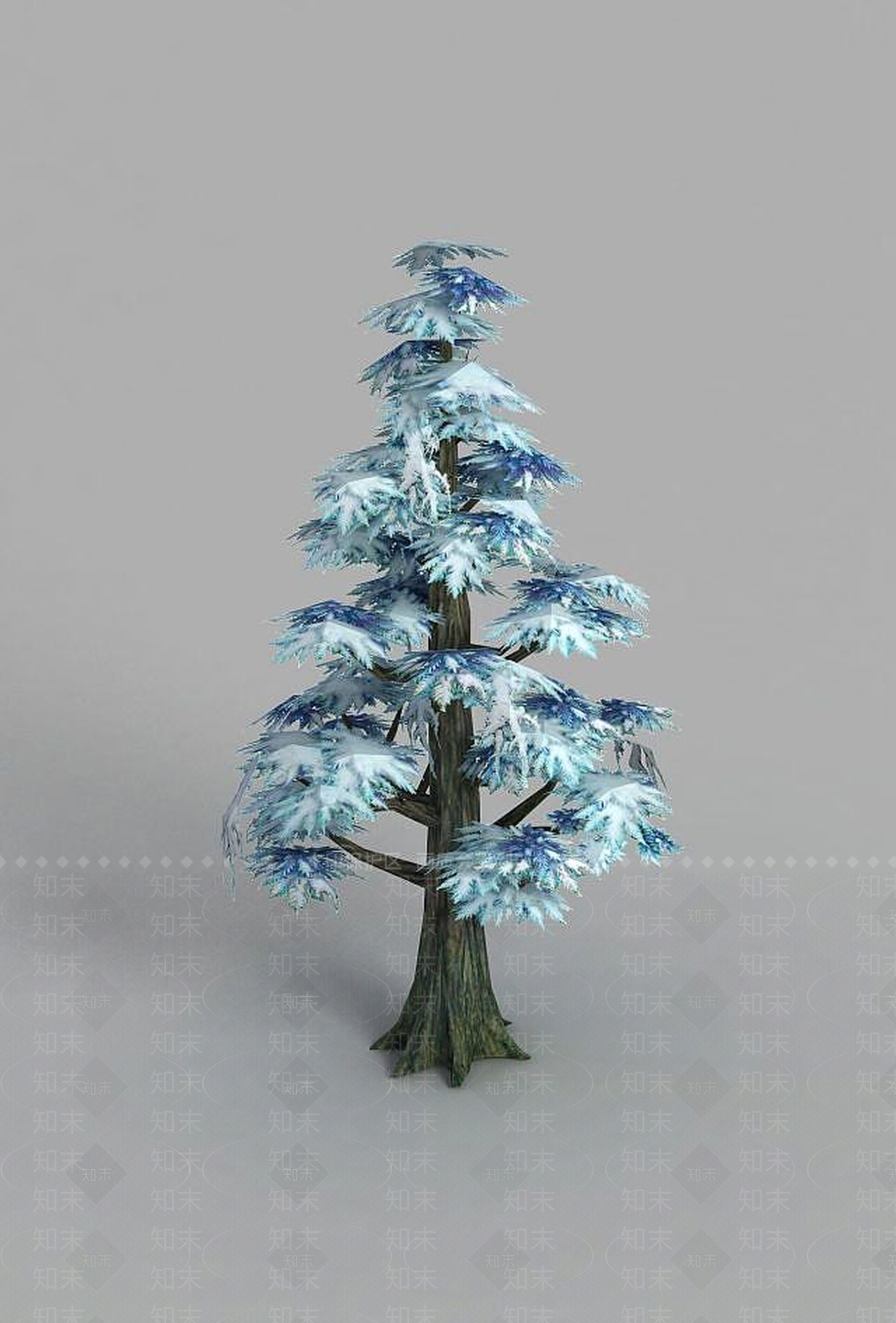 现代魔兽世界游戏场景树木装饰3D模型下载【ID:1189322968】
