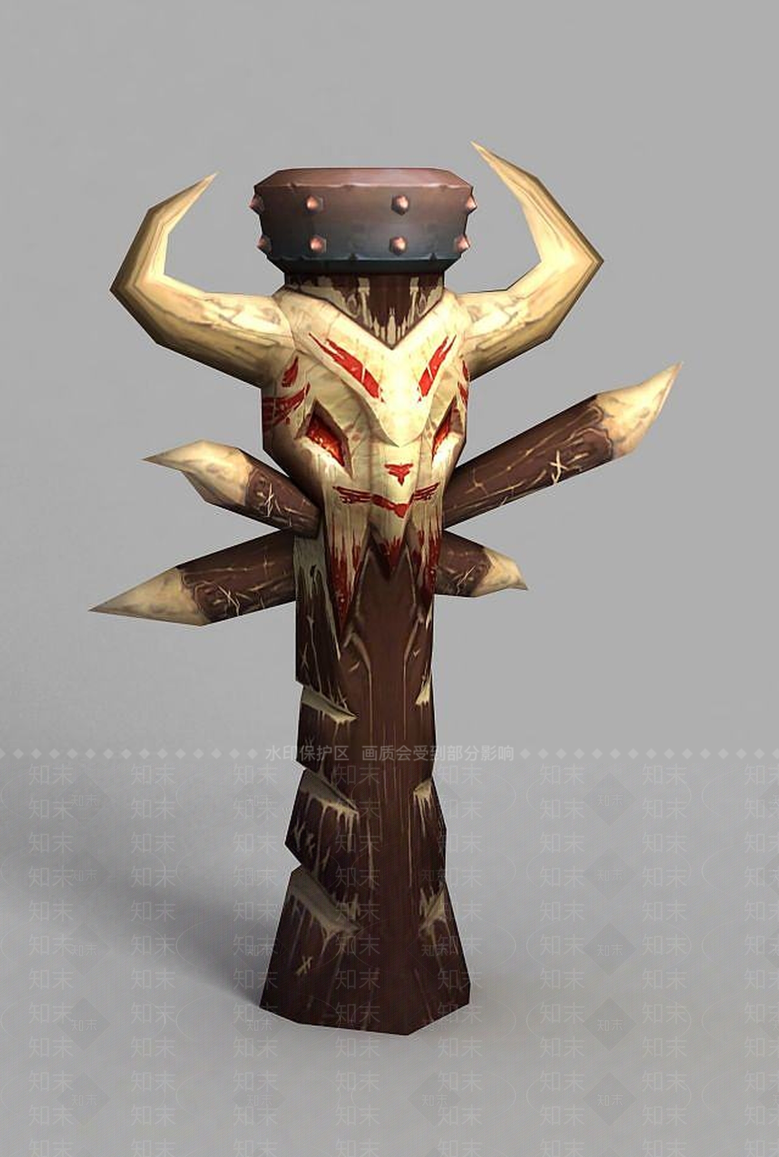 现代魔兽世界木桩3D模型下载【ID:1189323567】