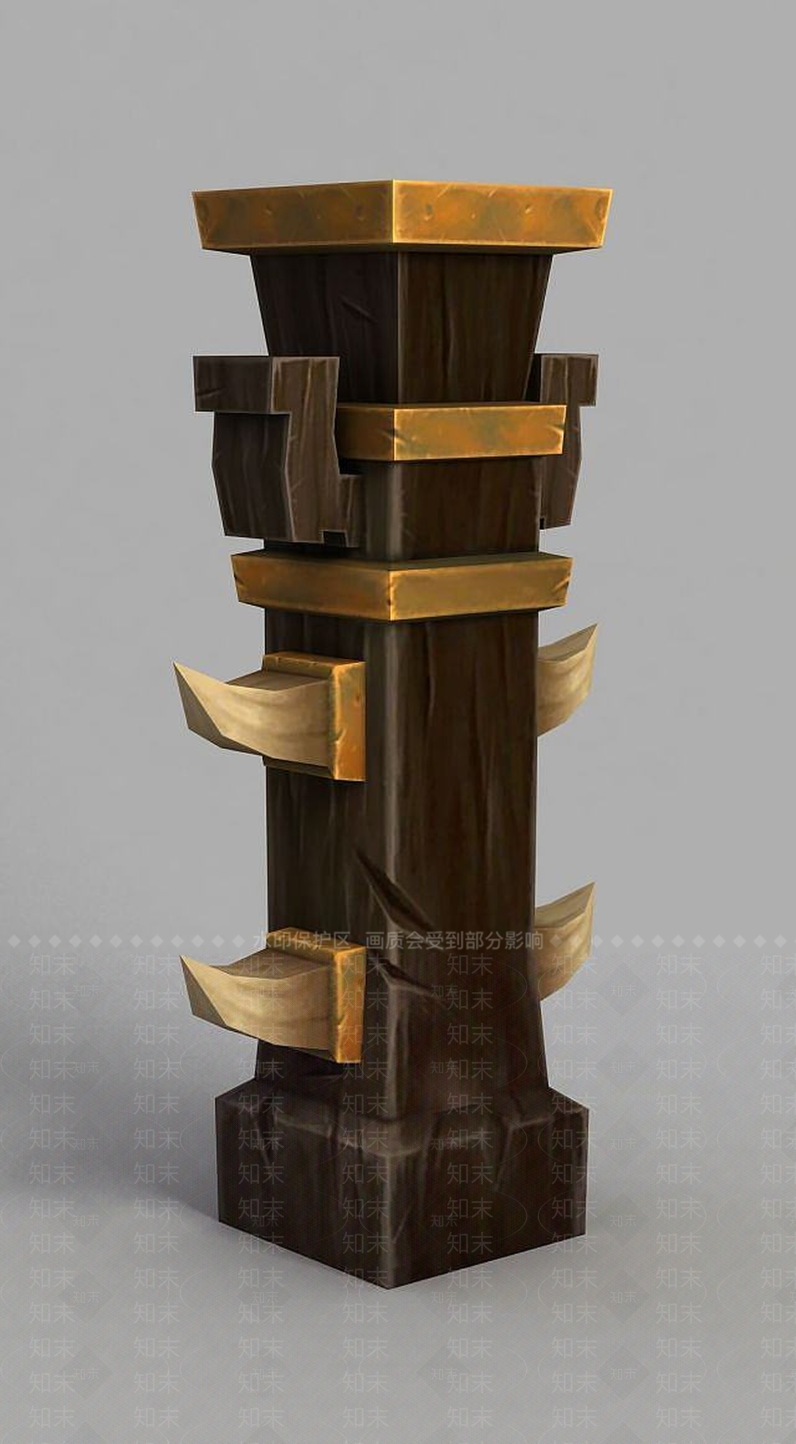 现代魔兽世界木桩3D模型下载【ID:1189323778】
