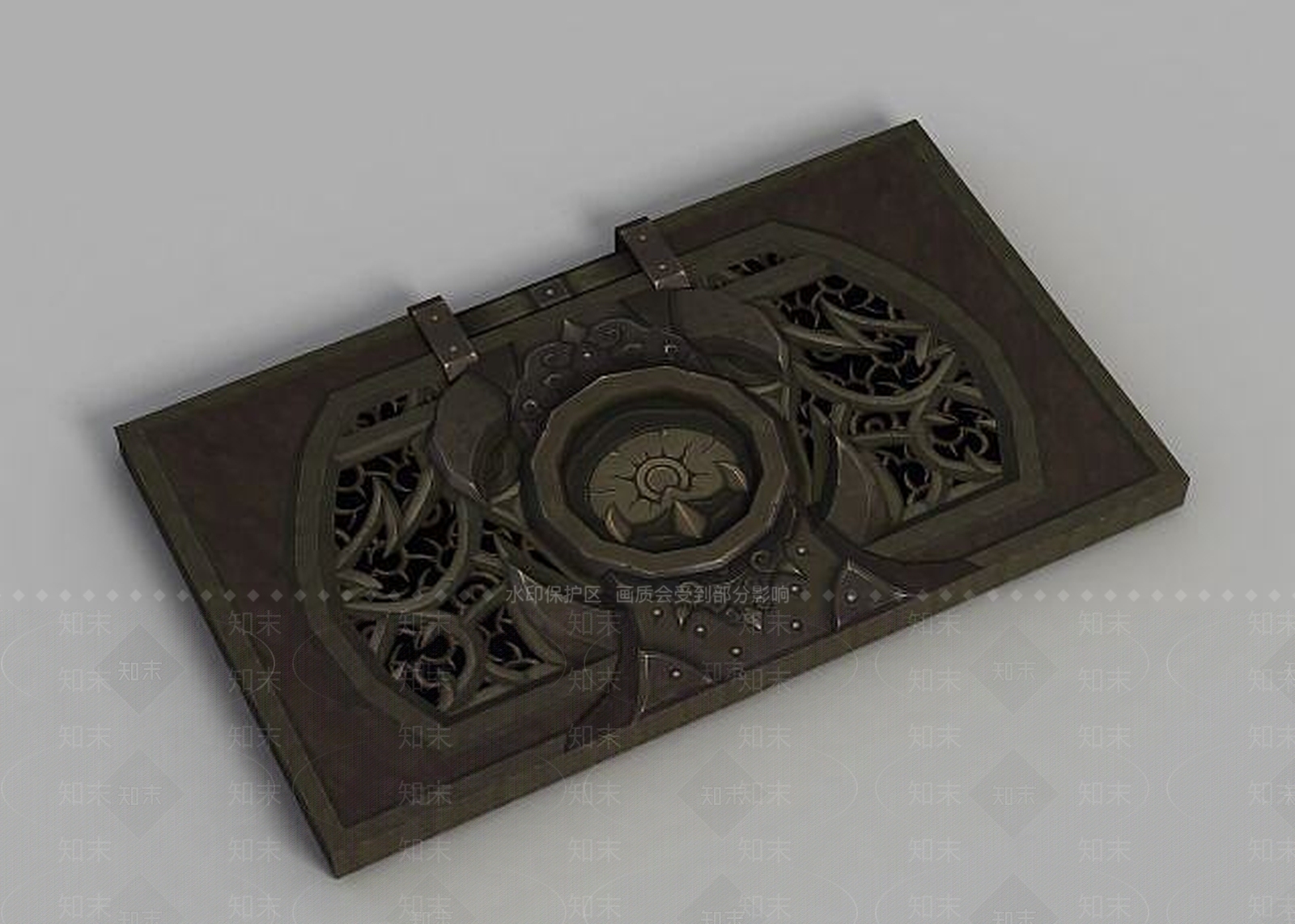 现代魔兽世界地牢铁门3D模型下载【ID:1189323971】