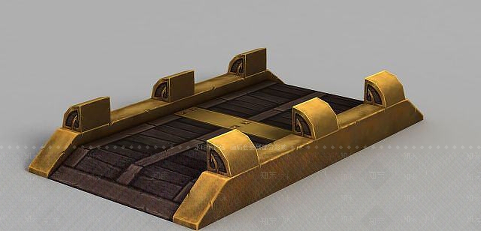 现代魔兽世界游戏场景装饰3D模型下载【ID:1189324031】