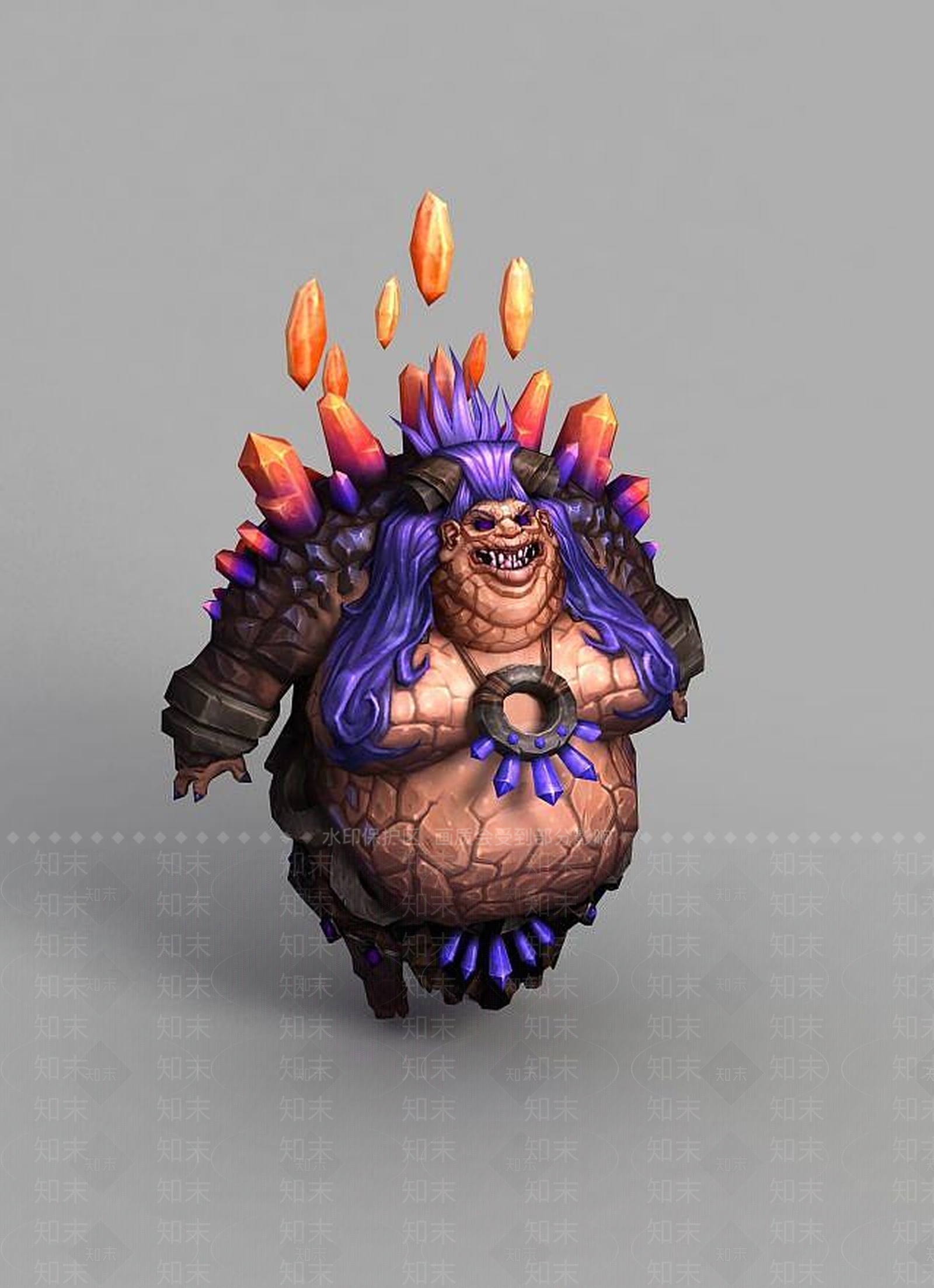 现代魔兽世界游戏角色形象3D模型下载【ID:1189324234】