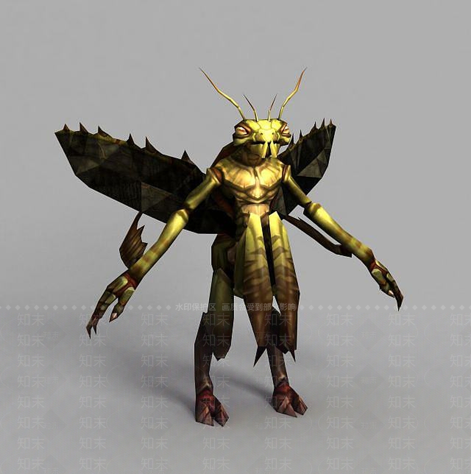 现代魔兽世界游戏角色3D模型下载【ID:1189324459】