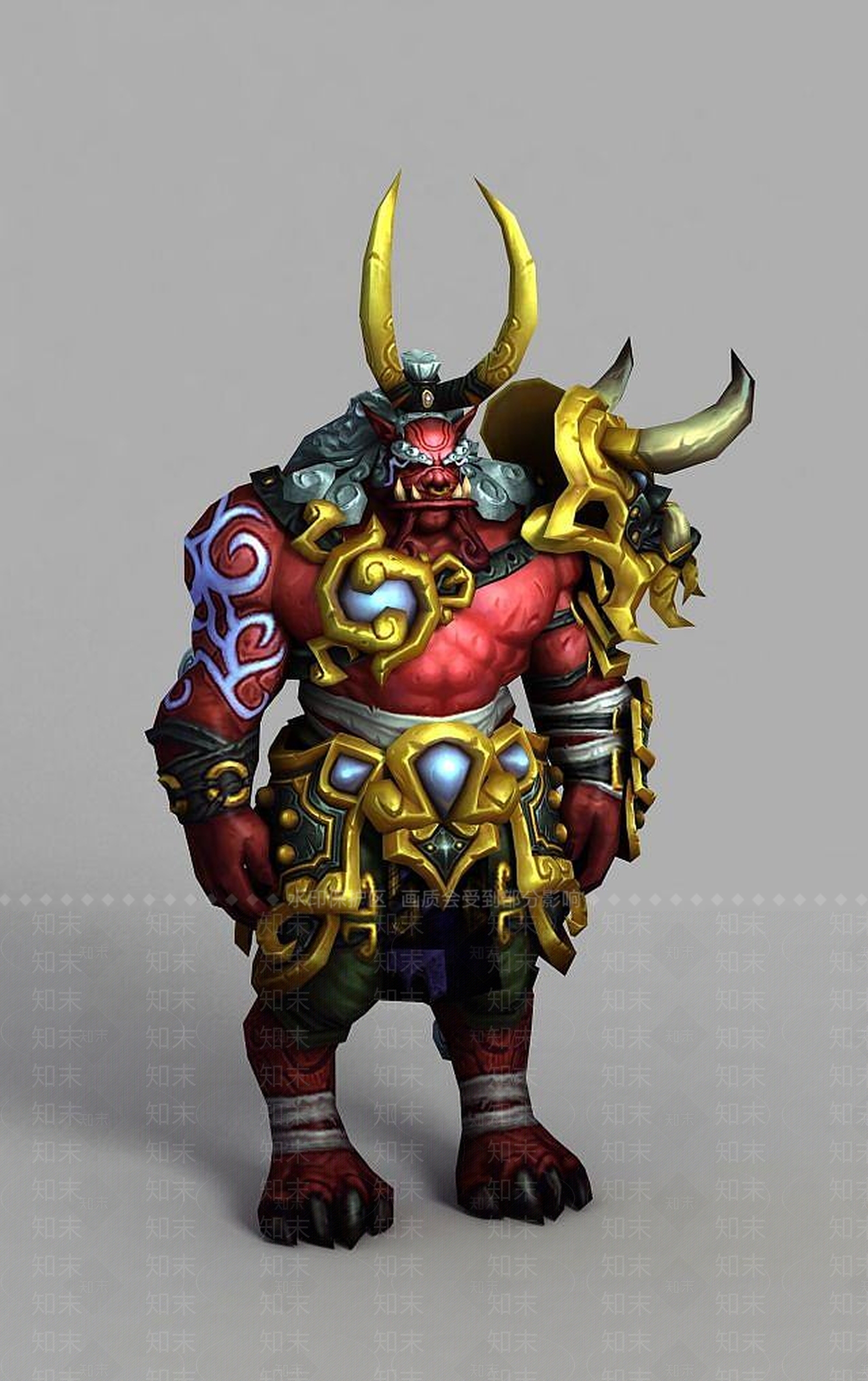 现代魔兽世界游戏角色3D模型下载【ID:1189324511】