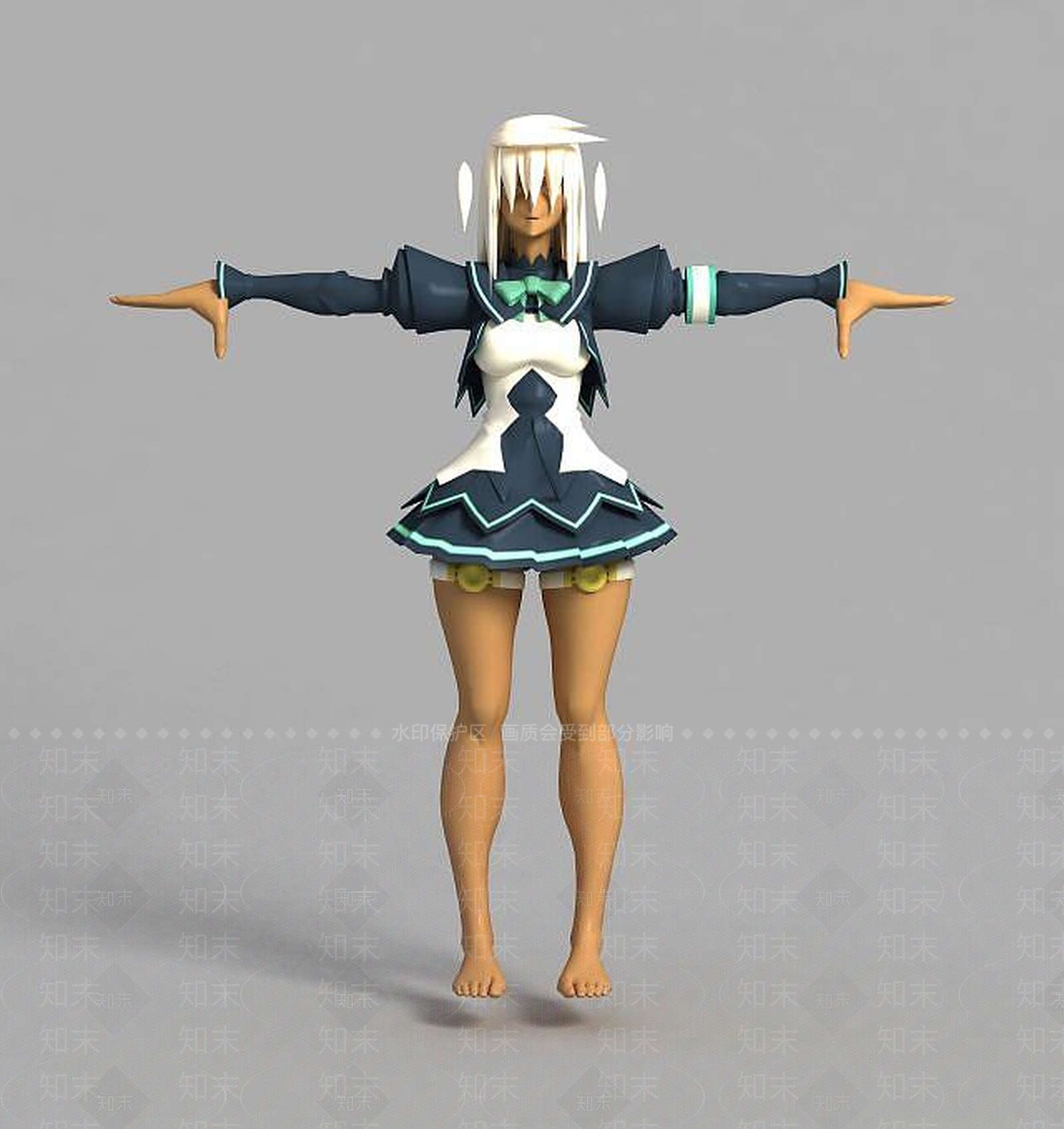 现代动漫人物3D模型下载【ID:1189325993】