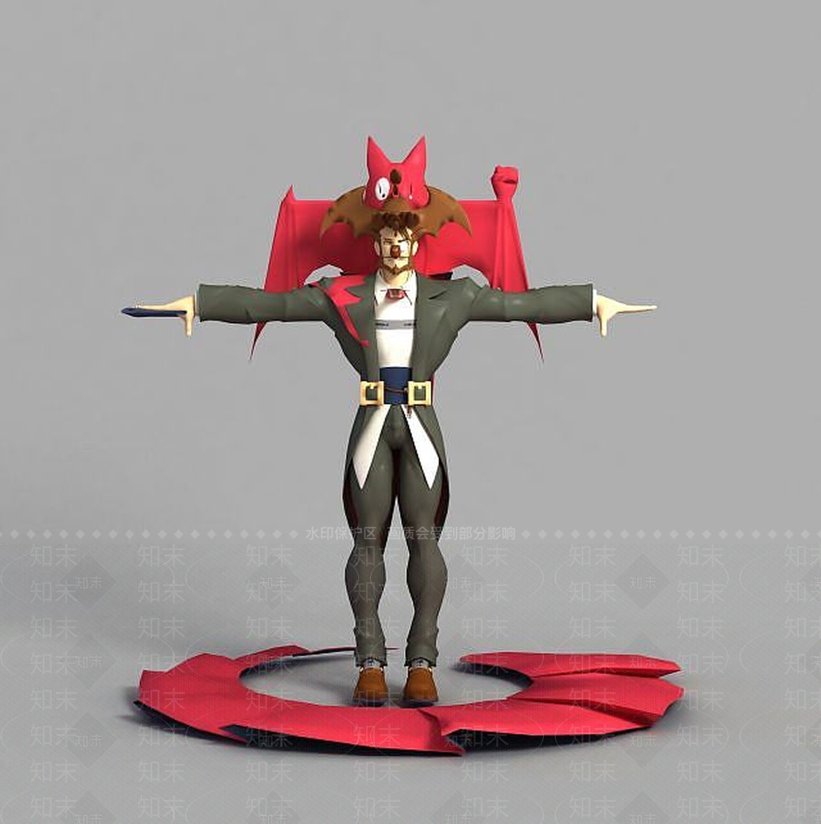 现代动漫人物3D模型下载【ID:1189326035】