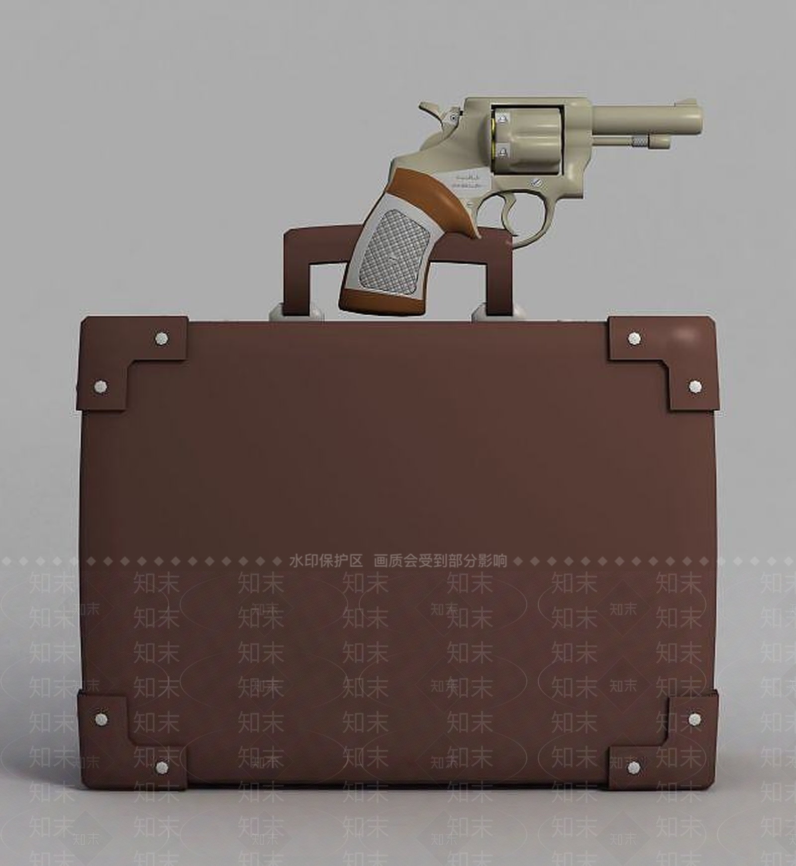 现代动漫手枪装备3D模型下载【ID:1189326126】