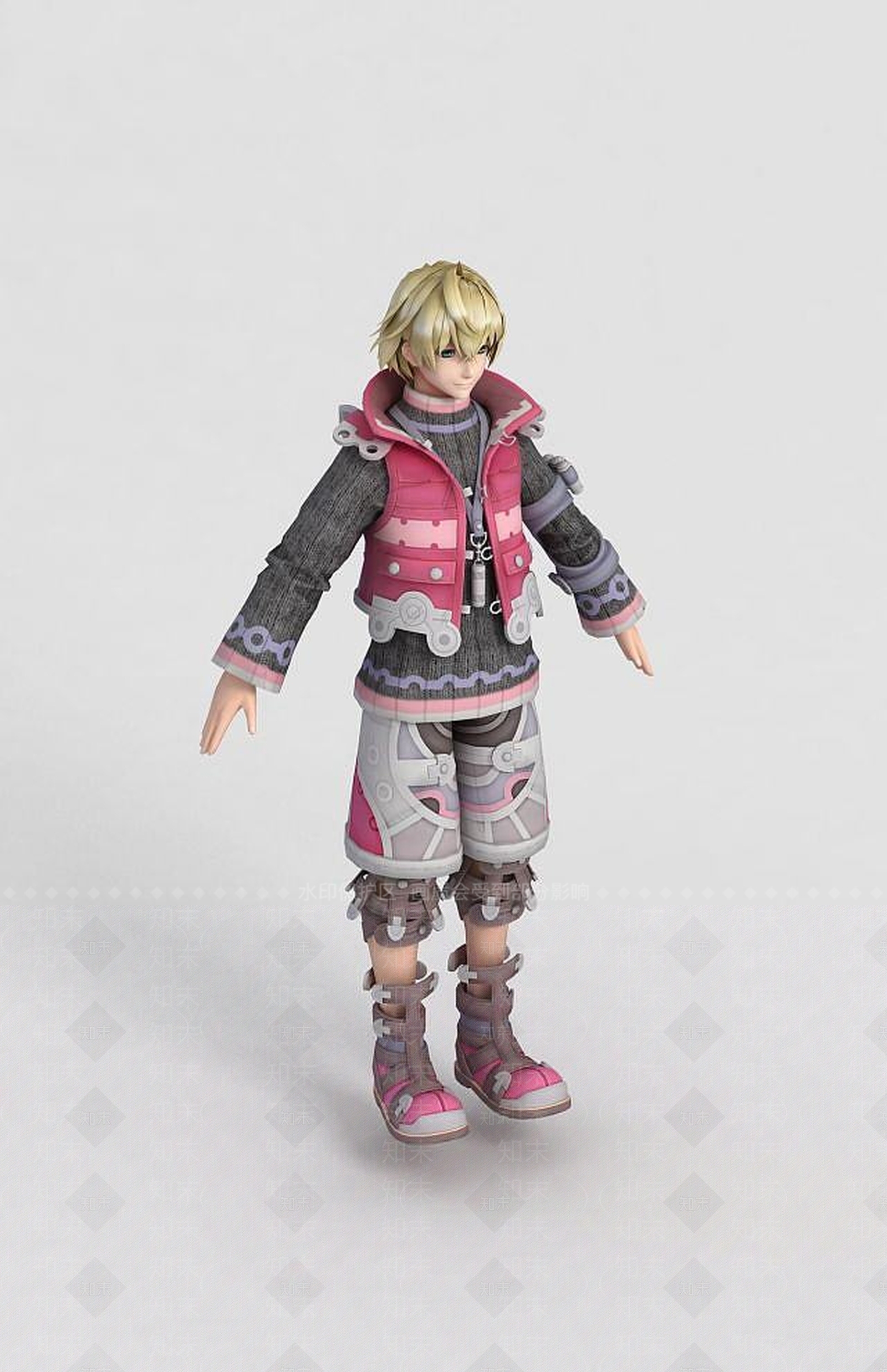 现代动漫人物角色3D模型下载【ID:1189327171】