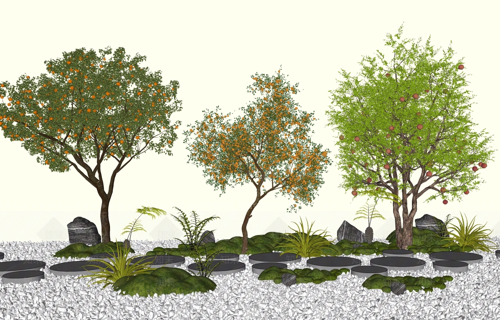 植物组合SU模型下载【ID:1189328118】
