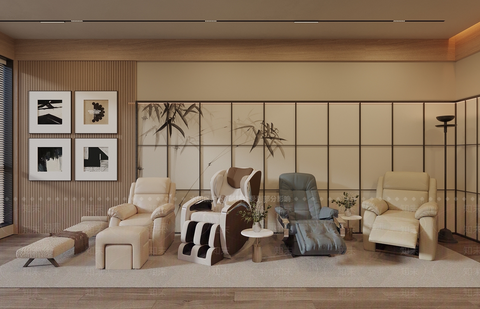 现代按摩椅3D模型下载【ID:1189332243】