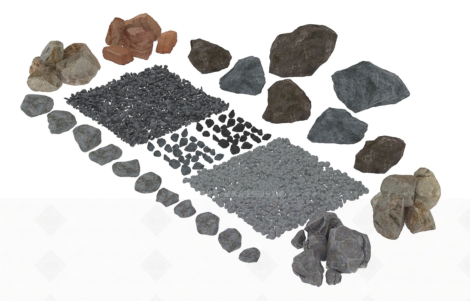 现代其他景观小品3D模型下载【ID:1189342363】