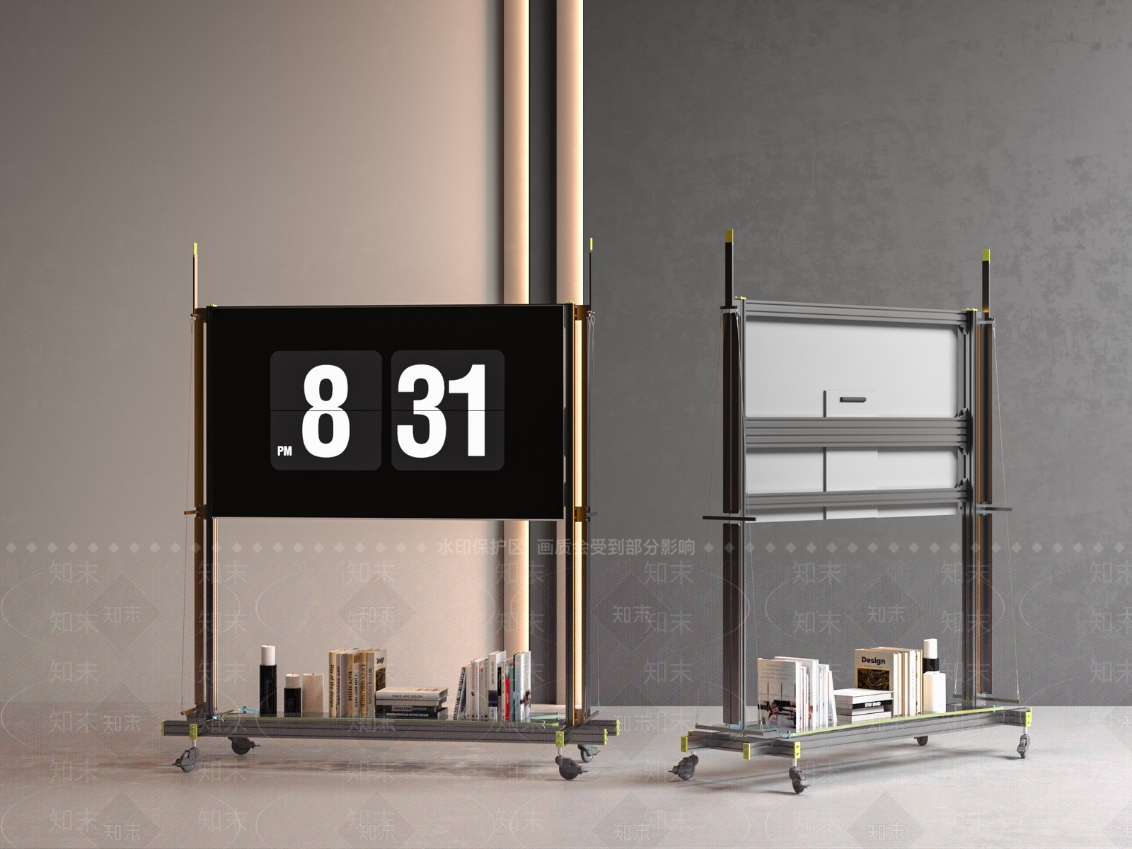现代置物架3D模型下载【ID:1189344382】