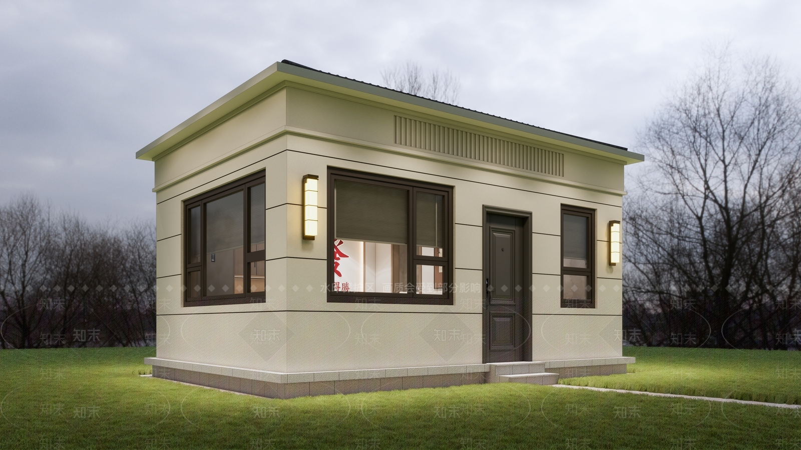 现代新中式其他商业建筑SU模型下载【ID:1189344517】