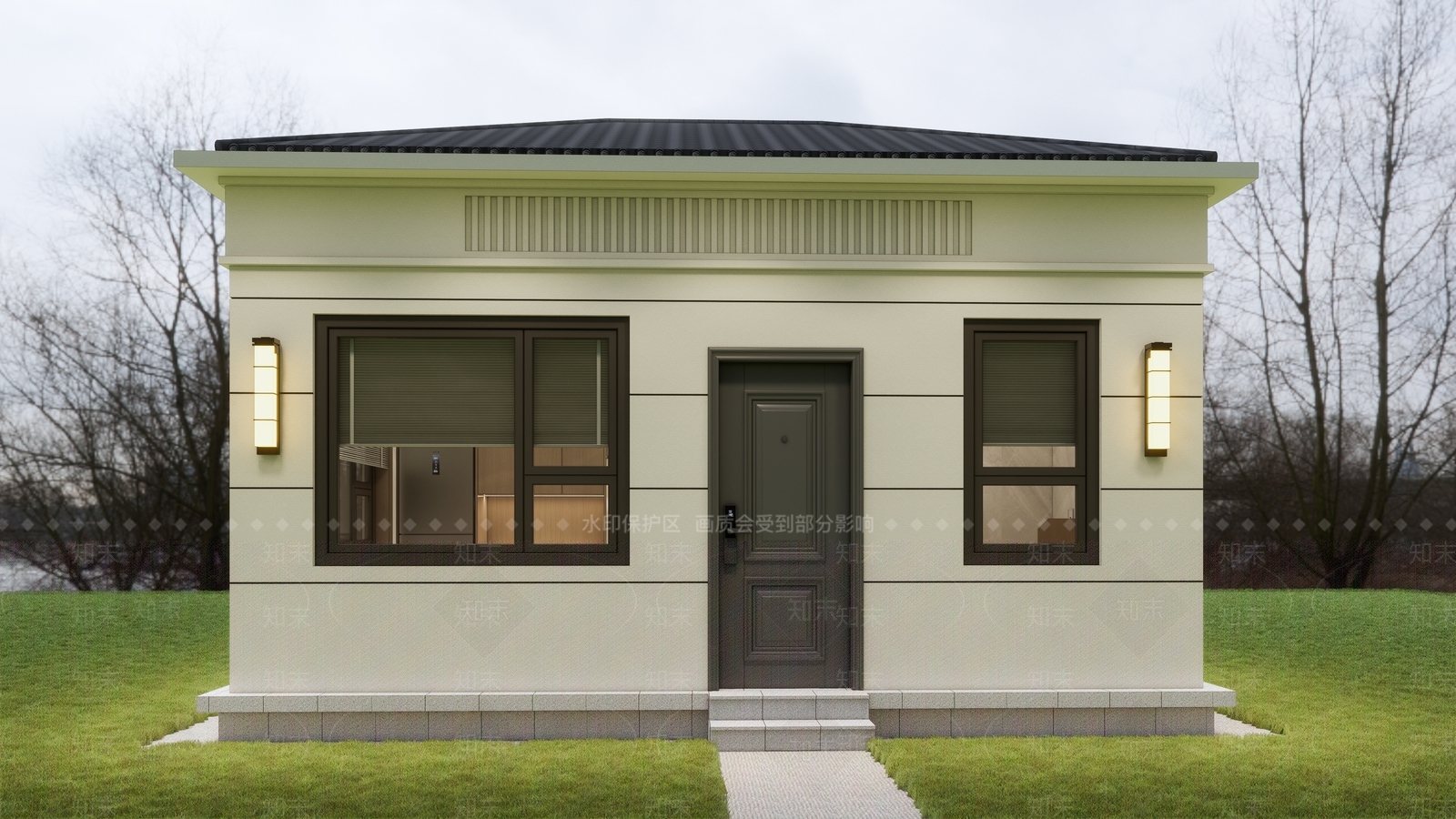 现代新中式其他商业建筑SU模型下载【ID:1189344517】
