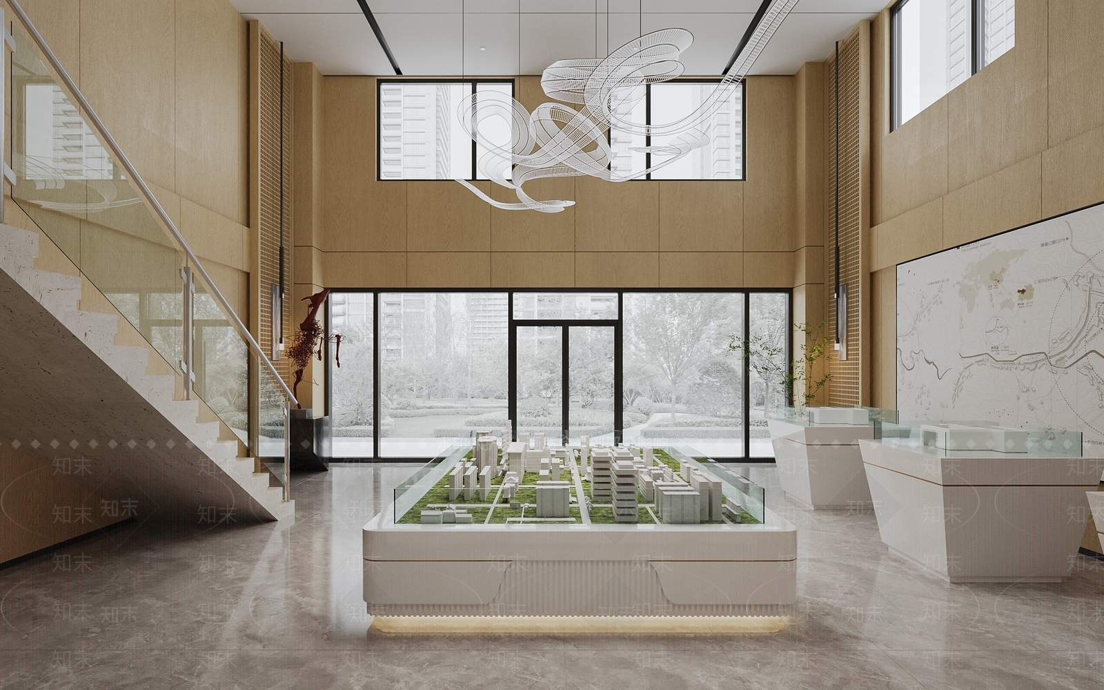 现代售楼处3D模型下载【ID:1189349293】