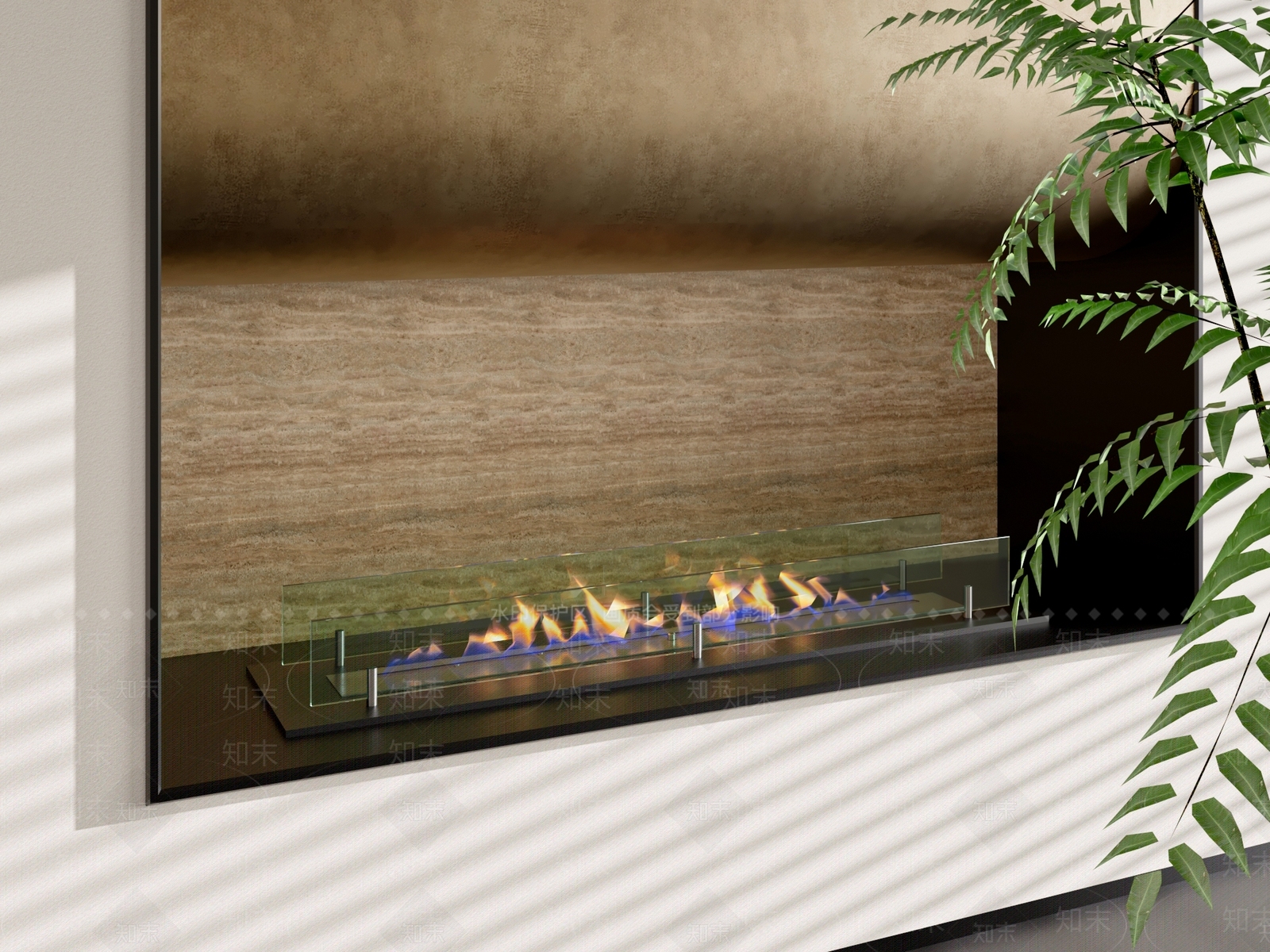 现代壁炉3D模型下载【ID:1189360281】