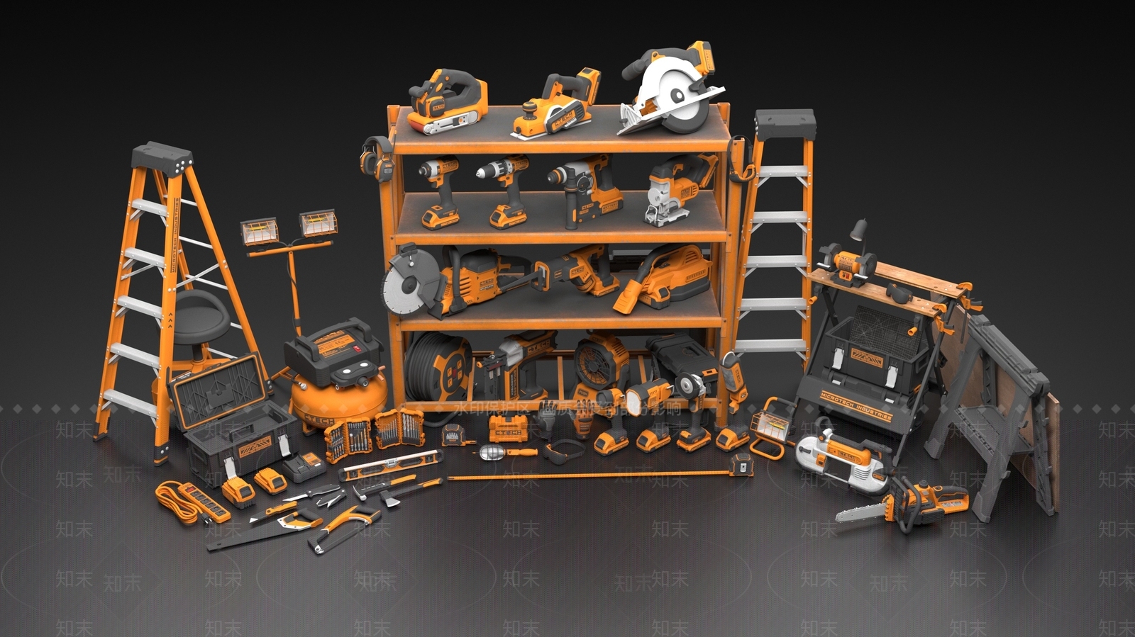 工业设备3D模型下载【ID:1189360851】