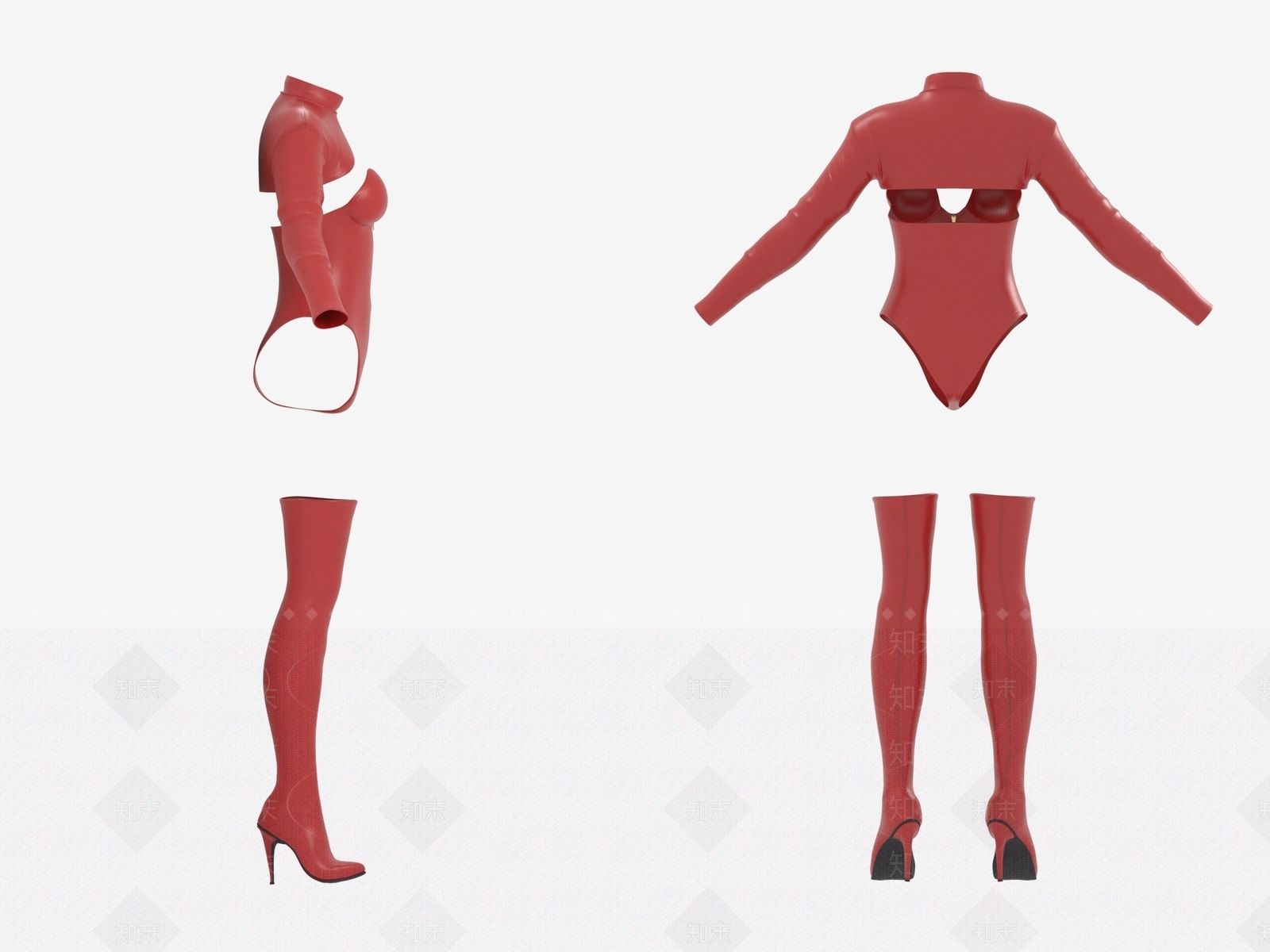 衣服3D模型下载【ID:1189361743】