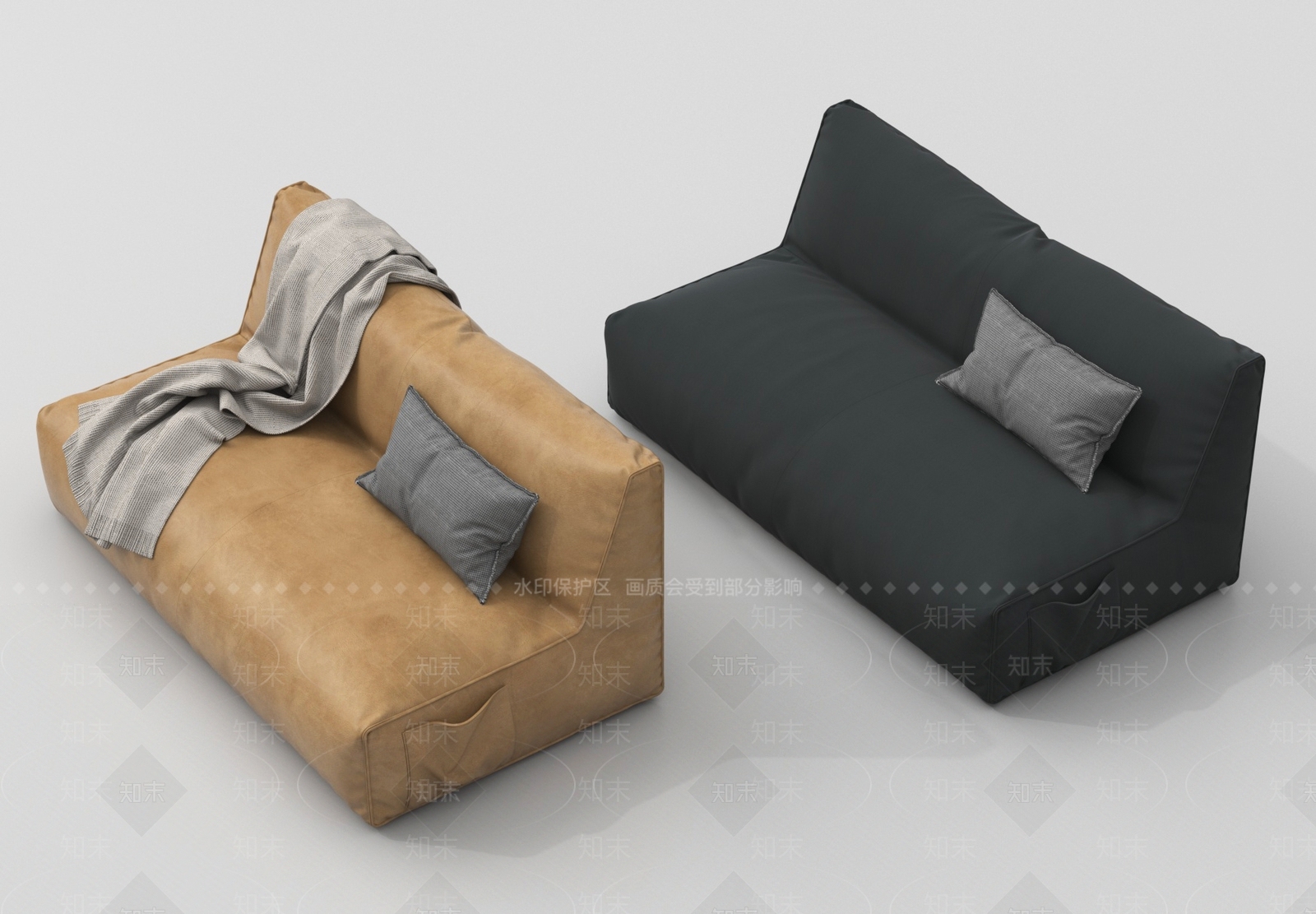 现代懒人沙发3D模型下载【ID:1189361761】