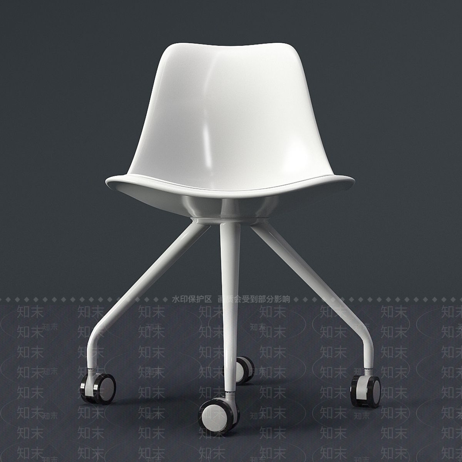 现代办公椅3D模型下载【ID:1189361816】