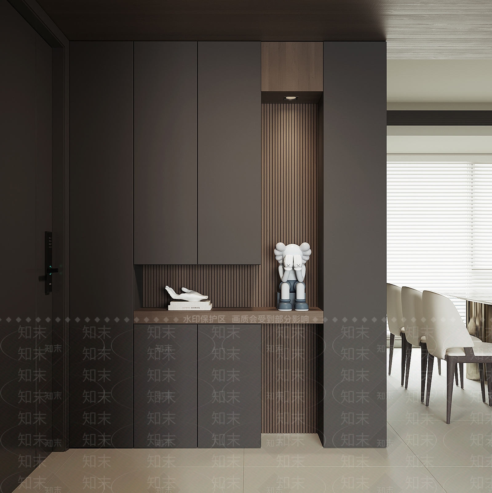现代鞋柜3D模型下载【ID:1189363318】