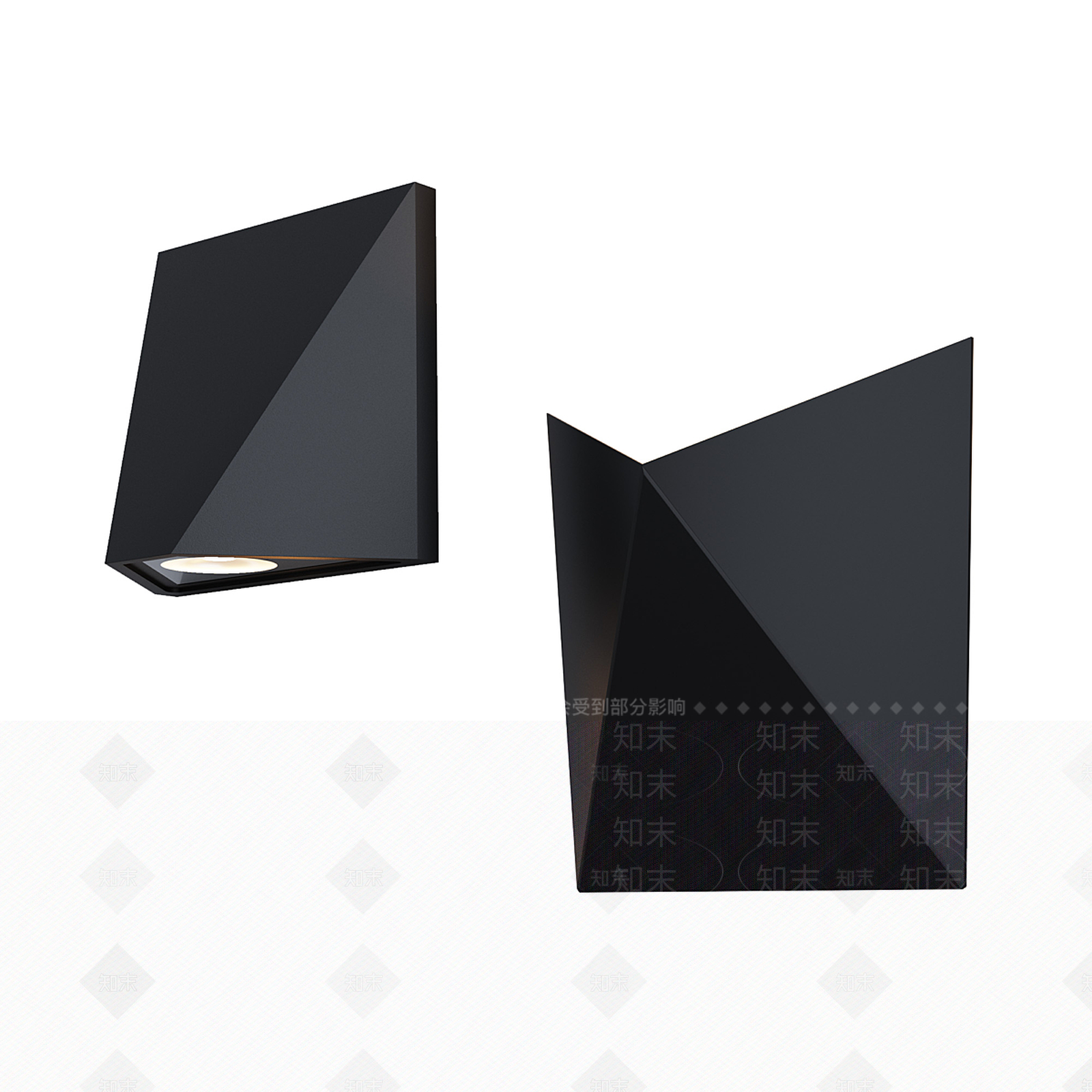 现代壁灯3D模型下载【ID:1189398899】