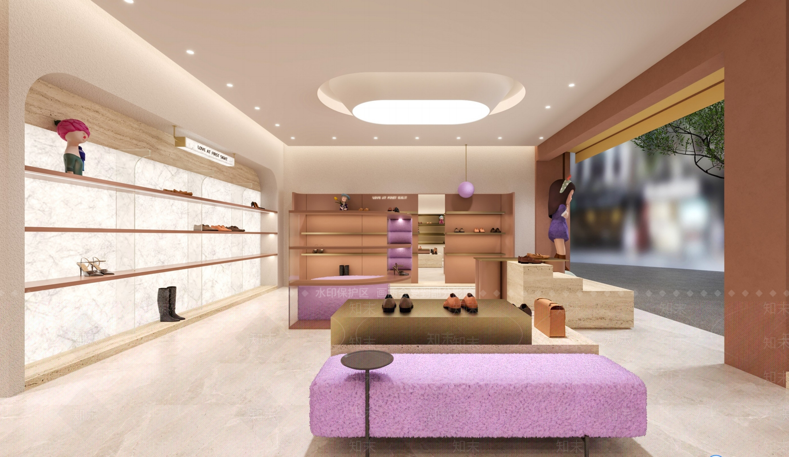 轻奢法式其他店铺SU模型下载【ID:1189385095】