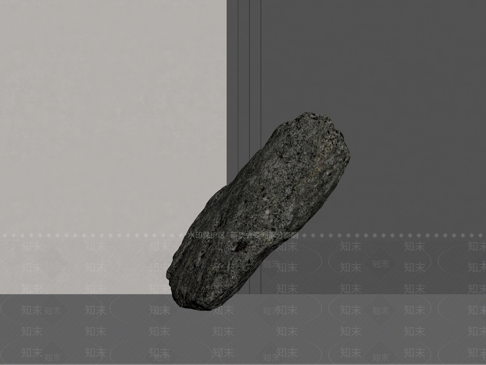 现代石头SU模型下载【ID:1189385681】