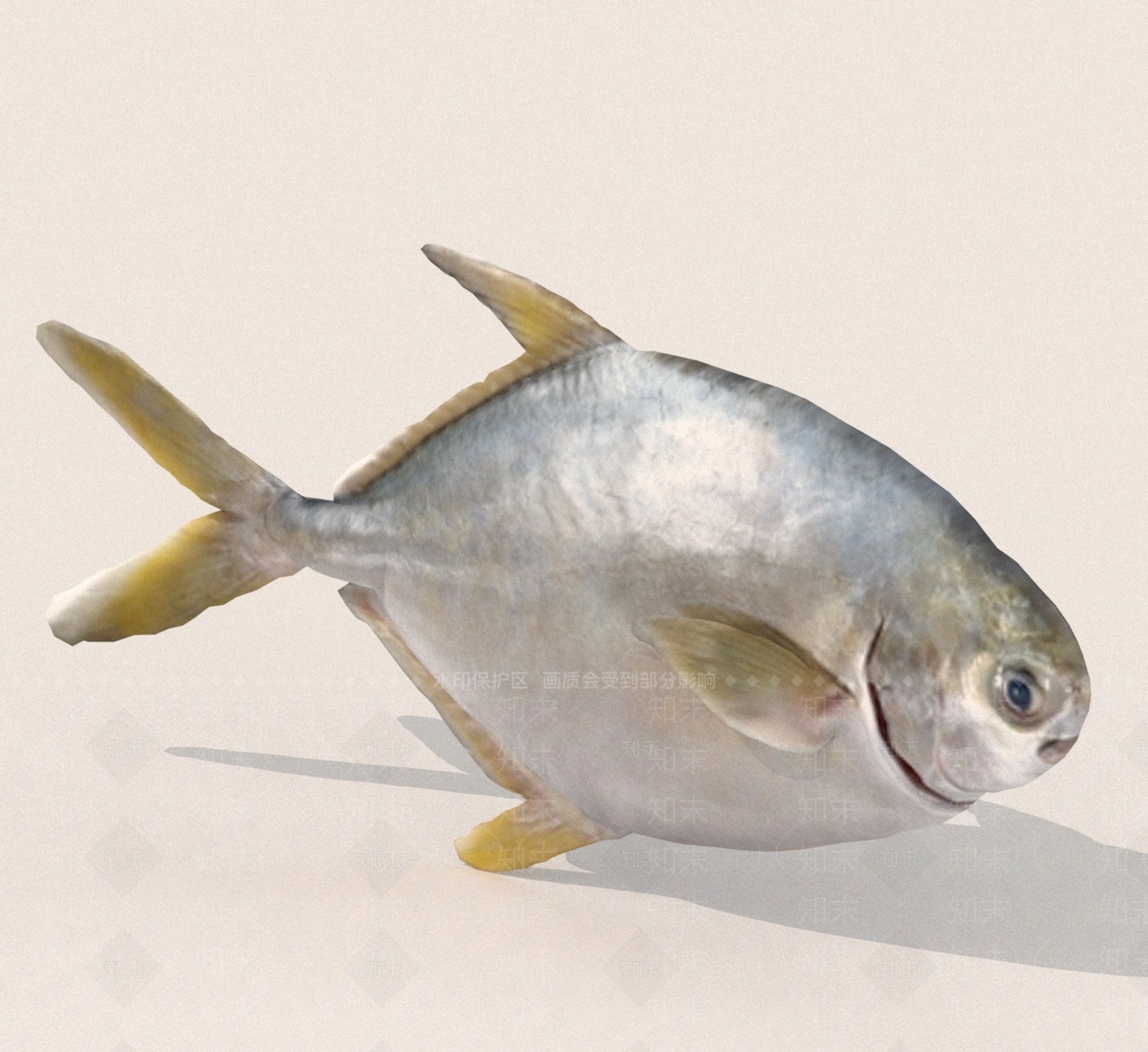 水生类动物3D模型下载【ID:1189386163】