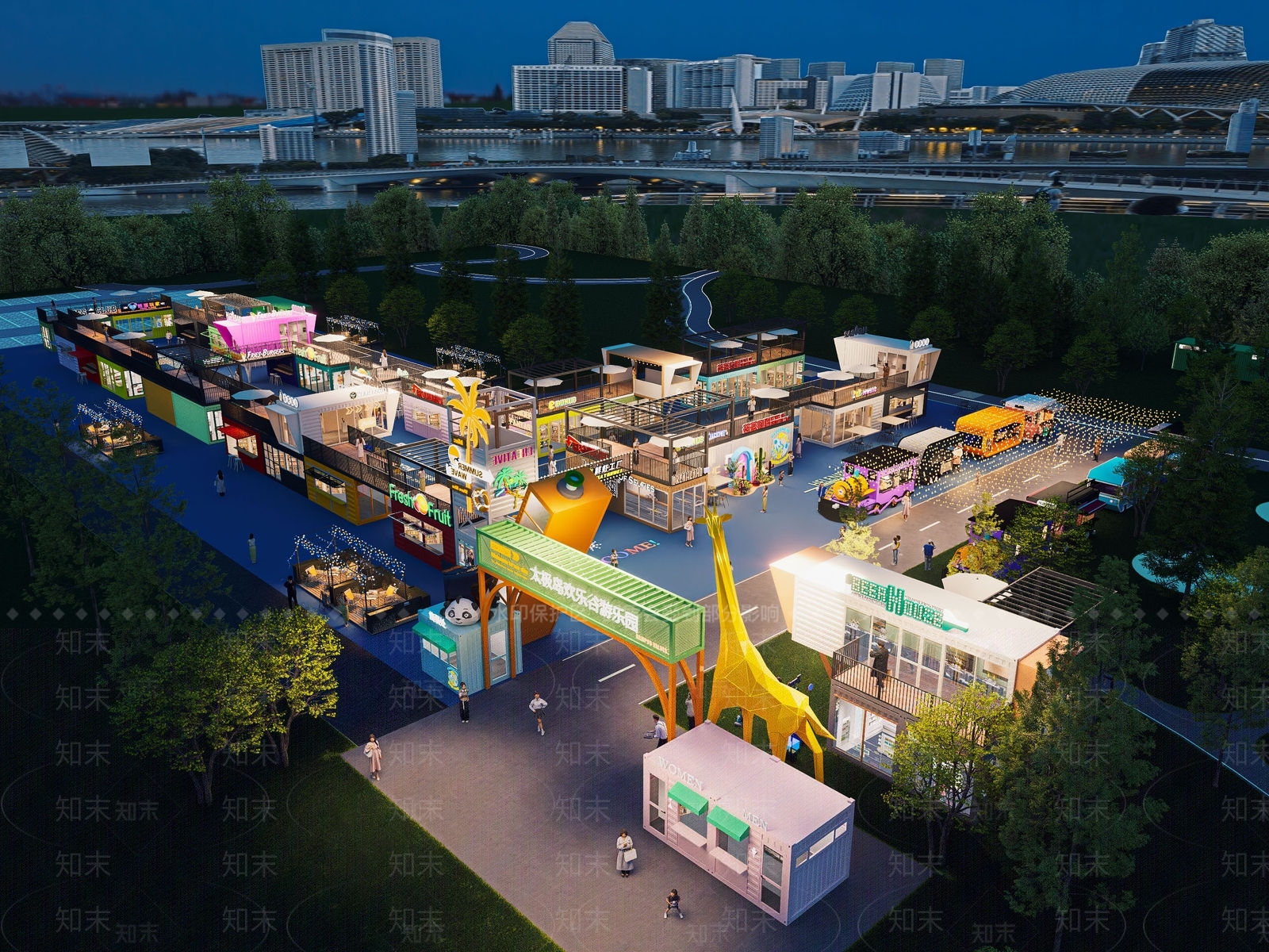 集装箱SU模型下载【ID:1189389792】