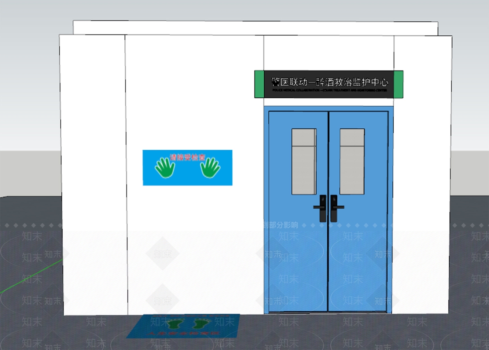 现代简约其他公共空间SU模型下载【ID:1189394419】