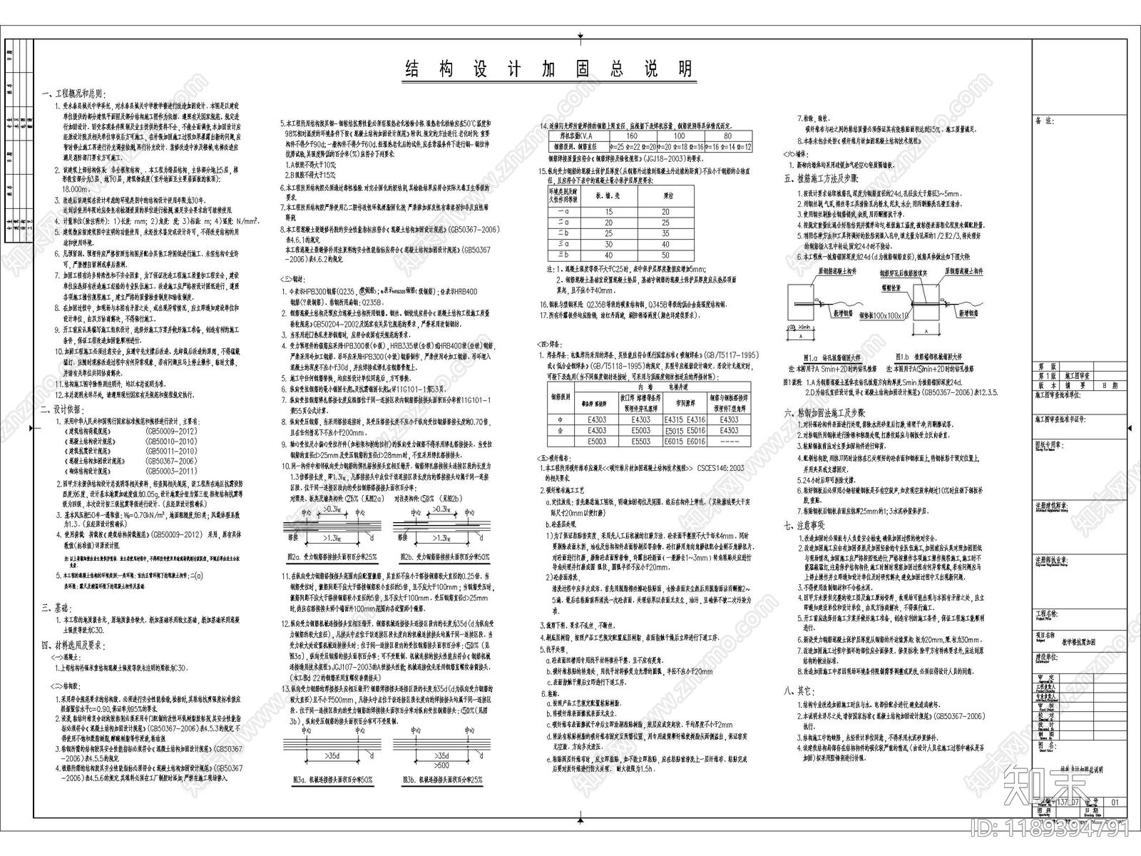 现代设计说明cad施工图下载【ID:1189394791】