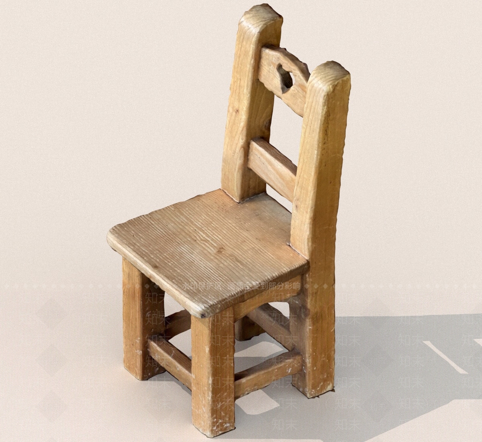 现代中式其他凳子3D模型下载【ID:1189399010】