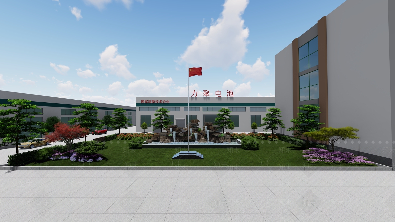 现代新中式滨水景观SU模型下载【ID:1189403837】