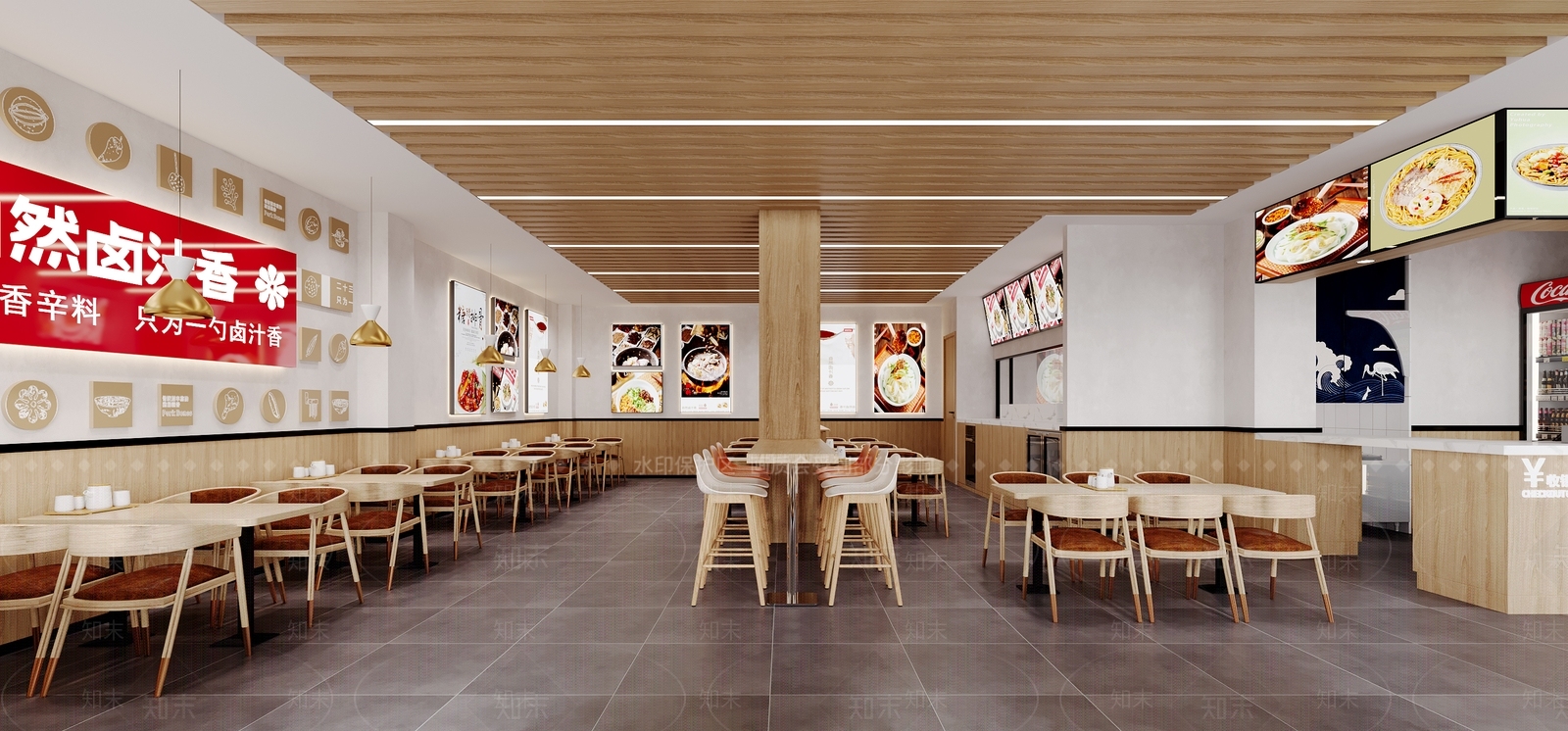 现代中餐厅3D模型下载【ID:1189404550】