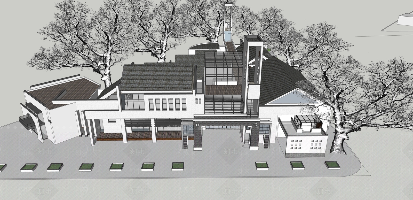 小公建SU模型下载【ID:1189409233】