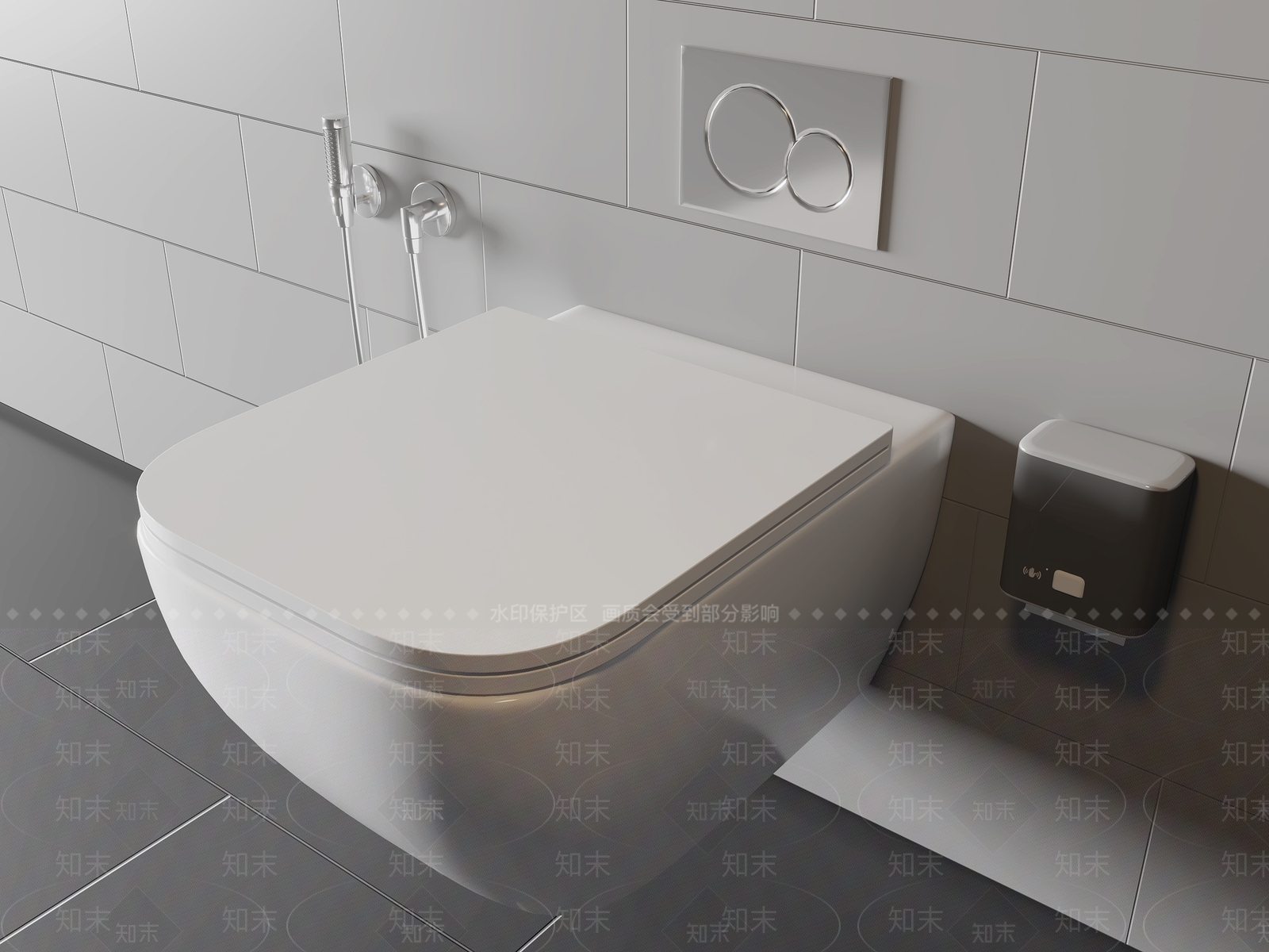 马桶3D模型下载【ID:1189409352】