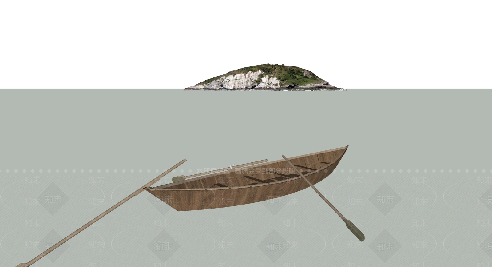 现代滨水景观SU模型下载【ID:1189411843】