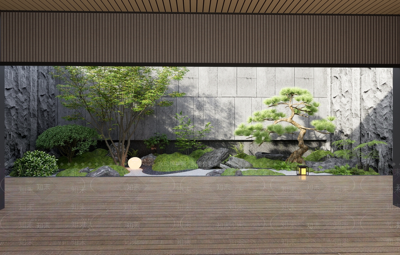 中式乡村庭院SU模型下载【ID:1189417157】