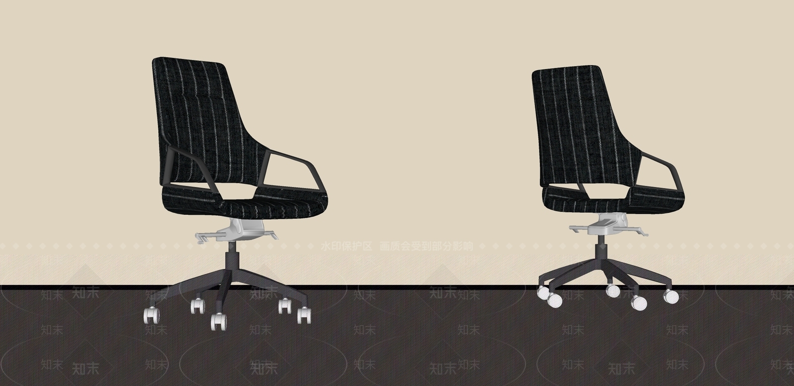中古侘寂办公椅SU模型下载【ID:1195584717】