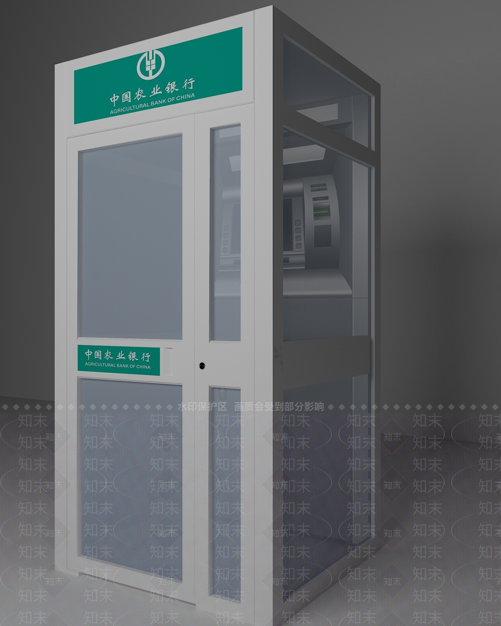 现代银行3D模型下载【ID:1189418832】