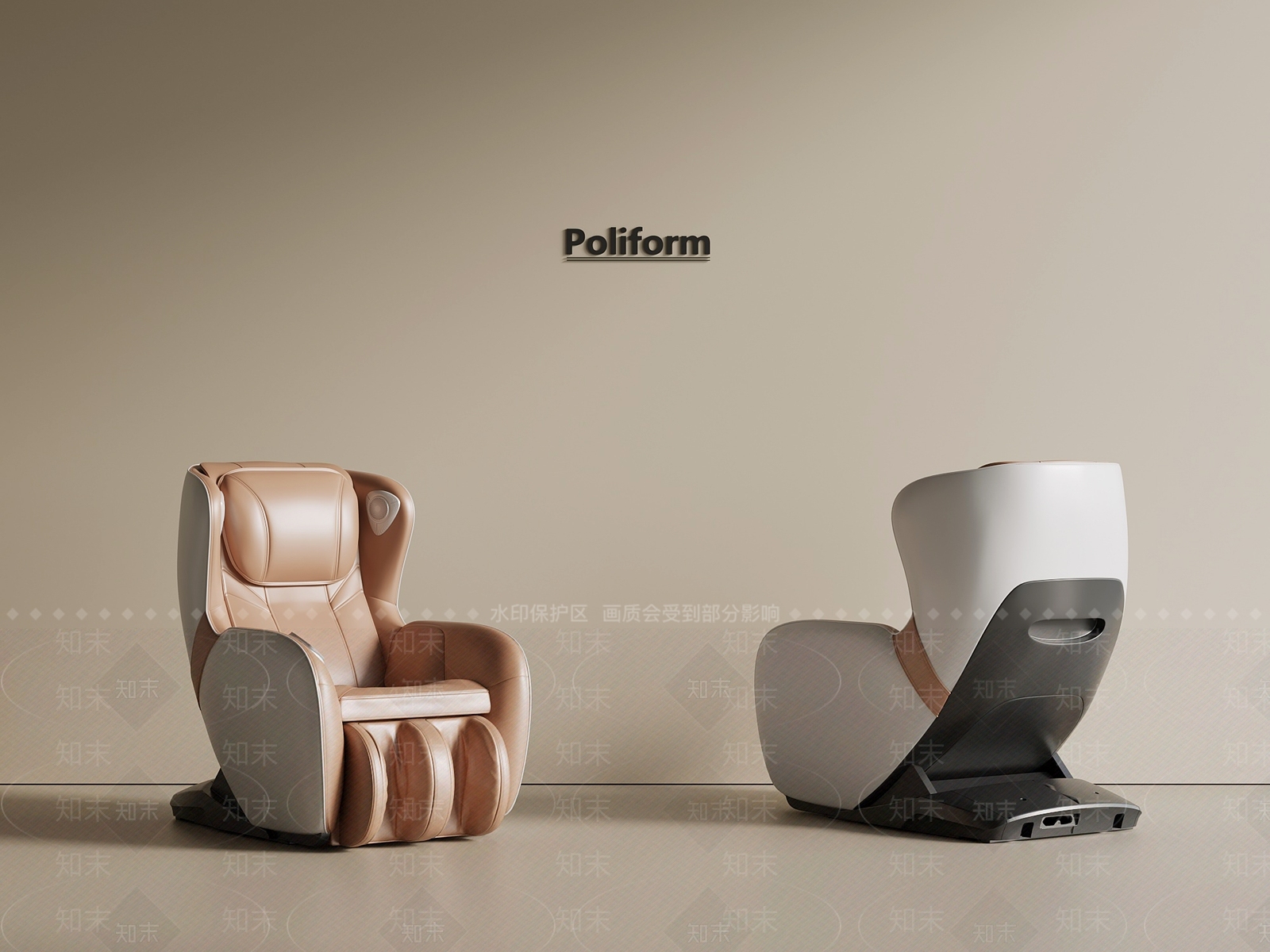 现代按摩椅SU模型下载【ID:1189419229】