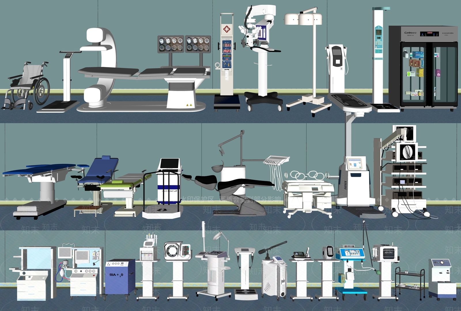 医疗器材SU模型下载【ID:1189432128】