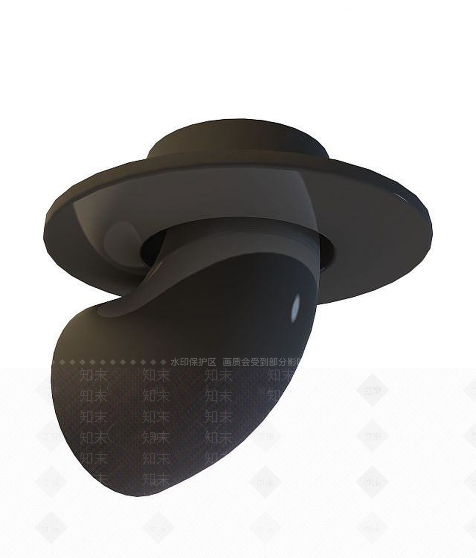 现代简易射灯3D模型下载【ID:1189433107】