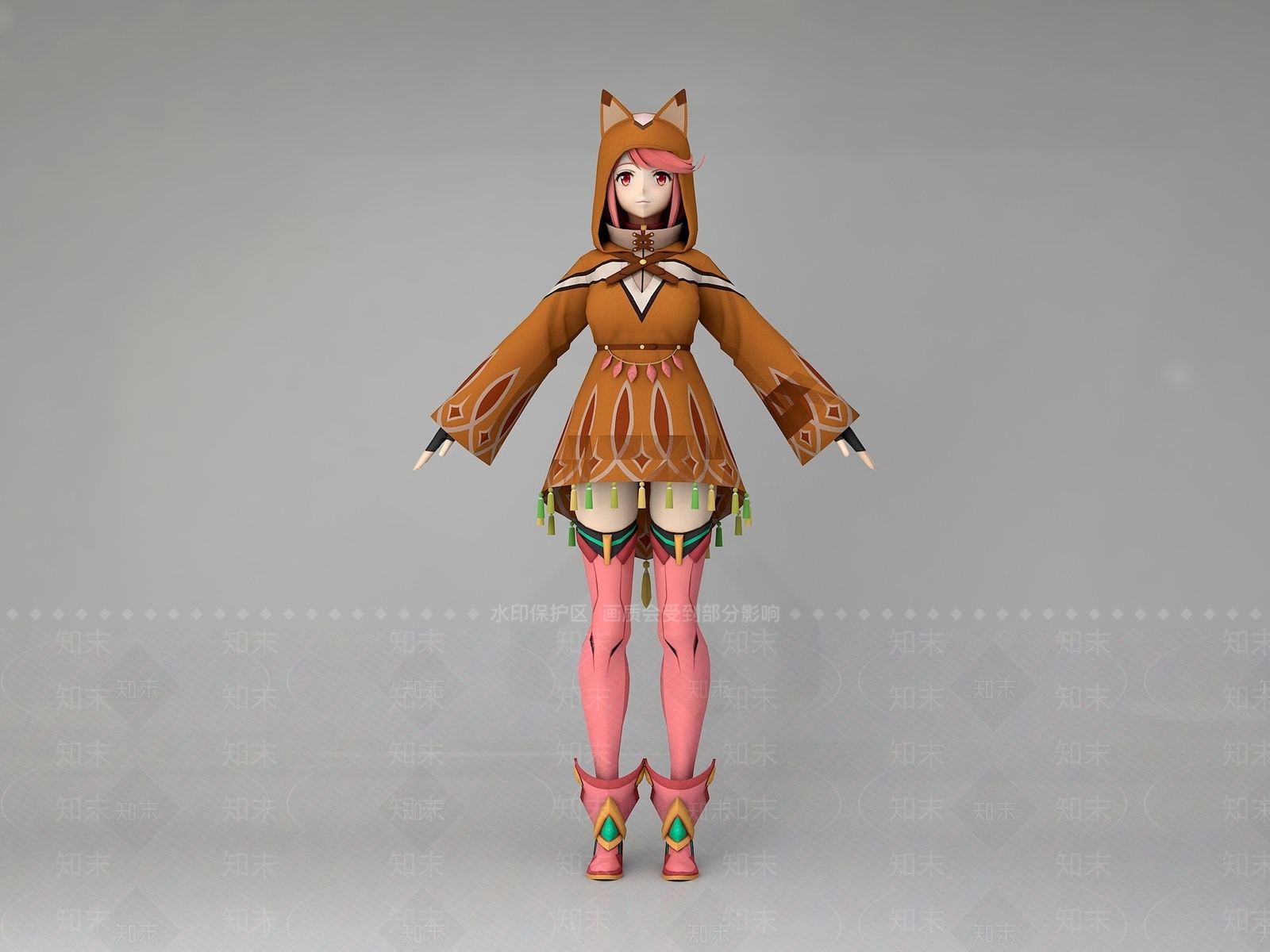 现代动漫人物3D模型下载【ID:1189438256】