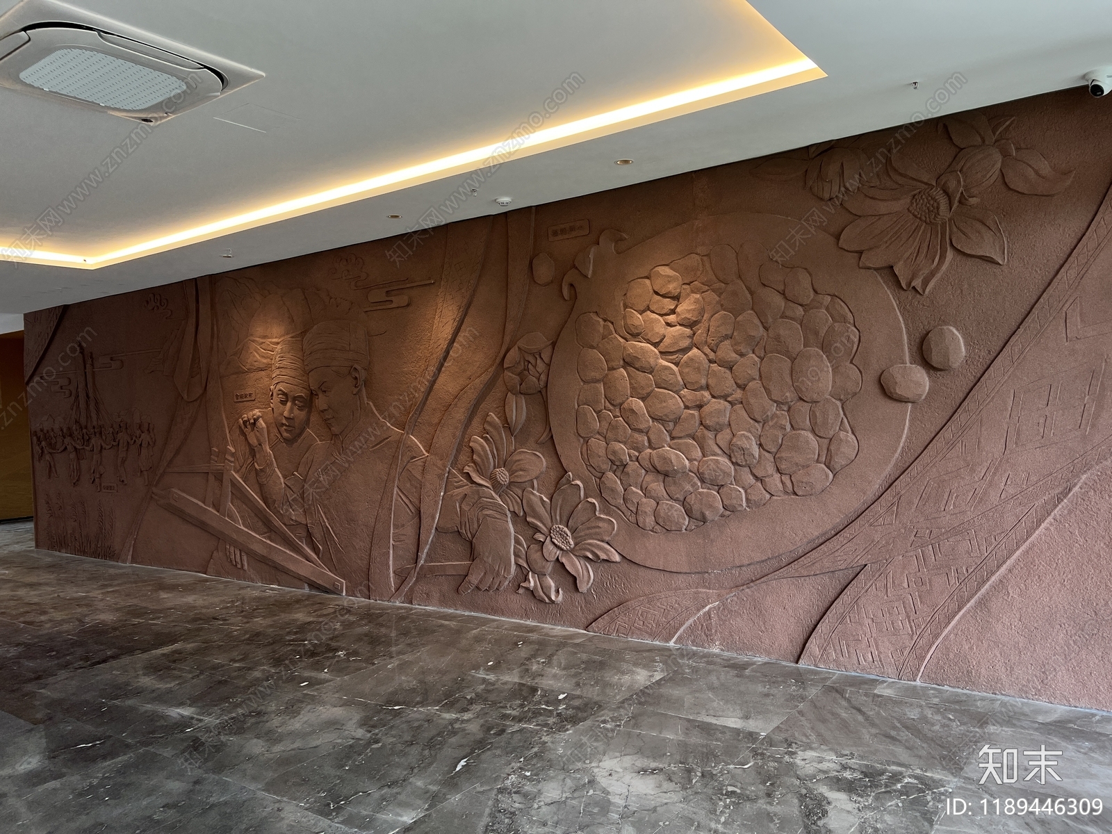 现代博物馆cad施工图下载【ID:1189446309】