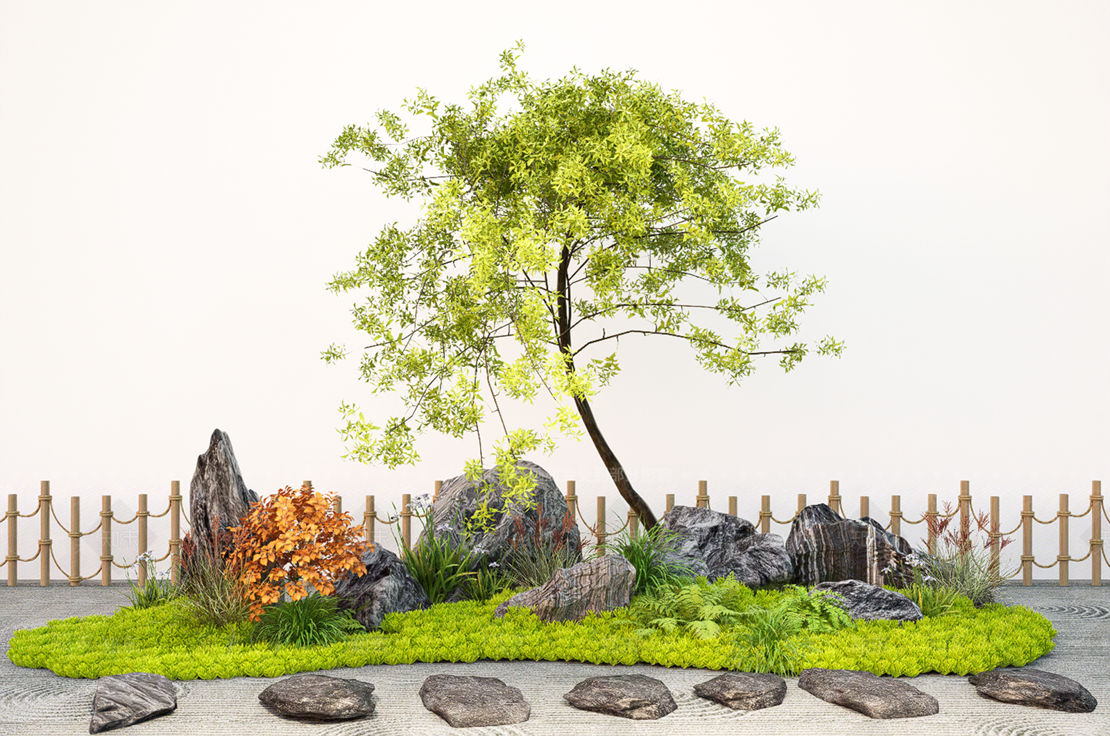 植物组合SU模型下载【ID:1189446732】