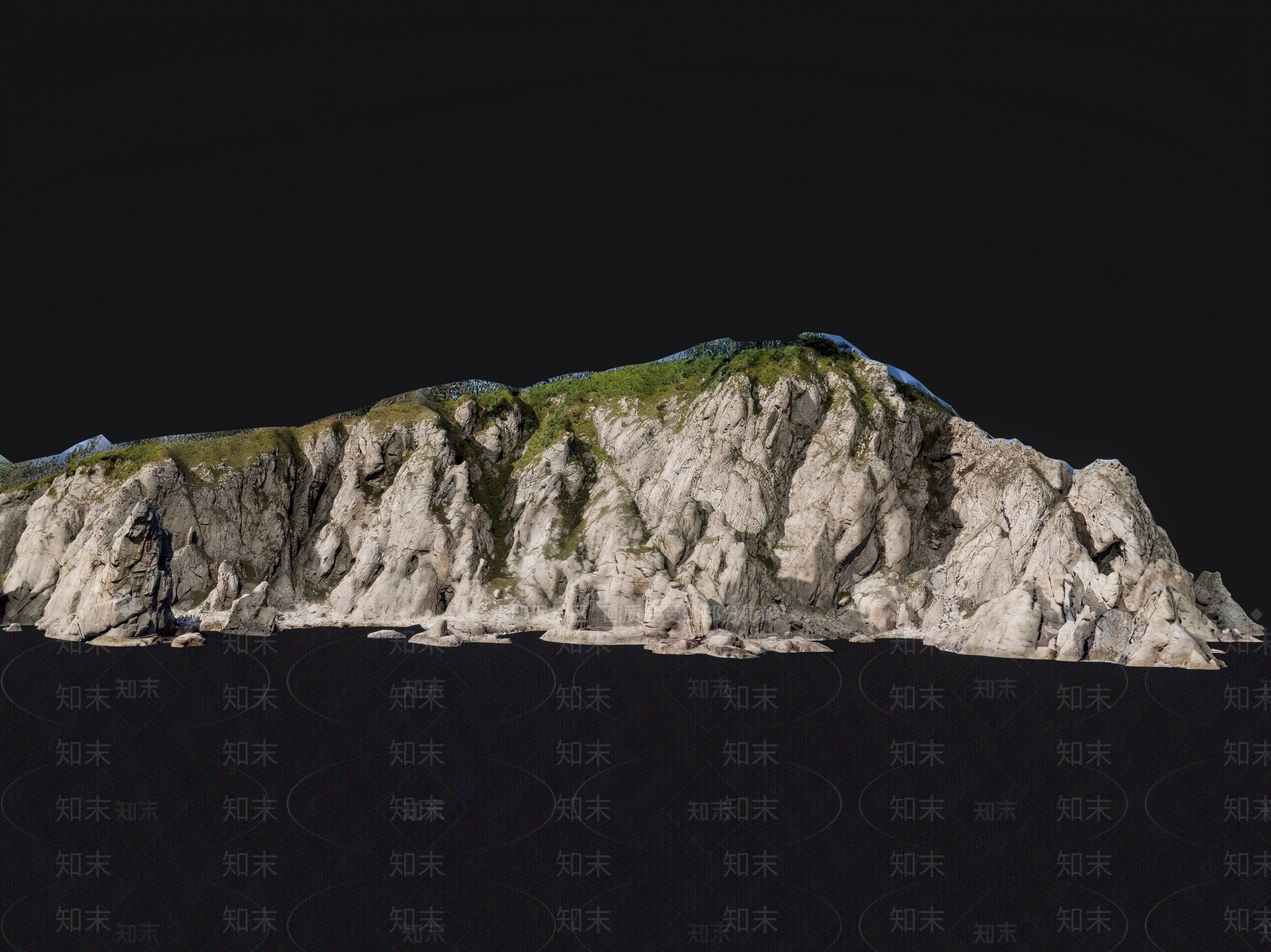 现代山SU模型下载【ID:1189449729】